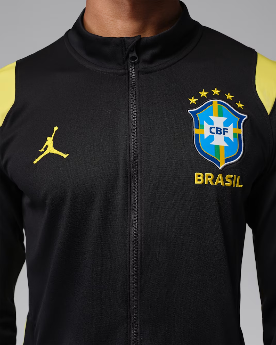 Nike x Jordan Brazil 巴西 2026 黑色 Track Jacket IQ3298