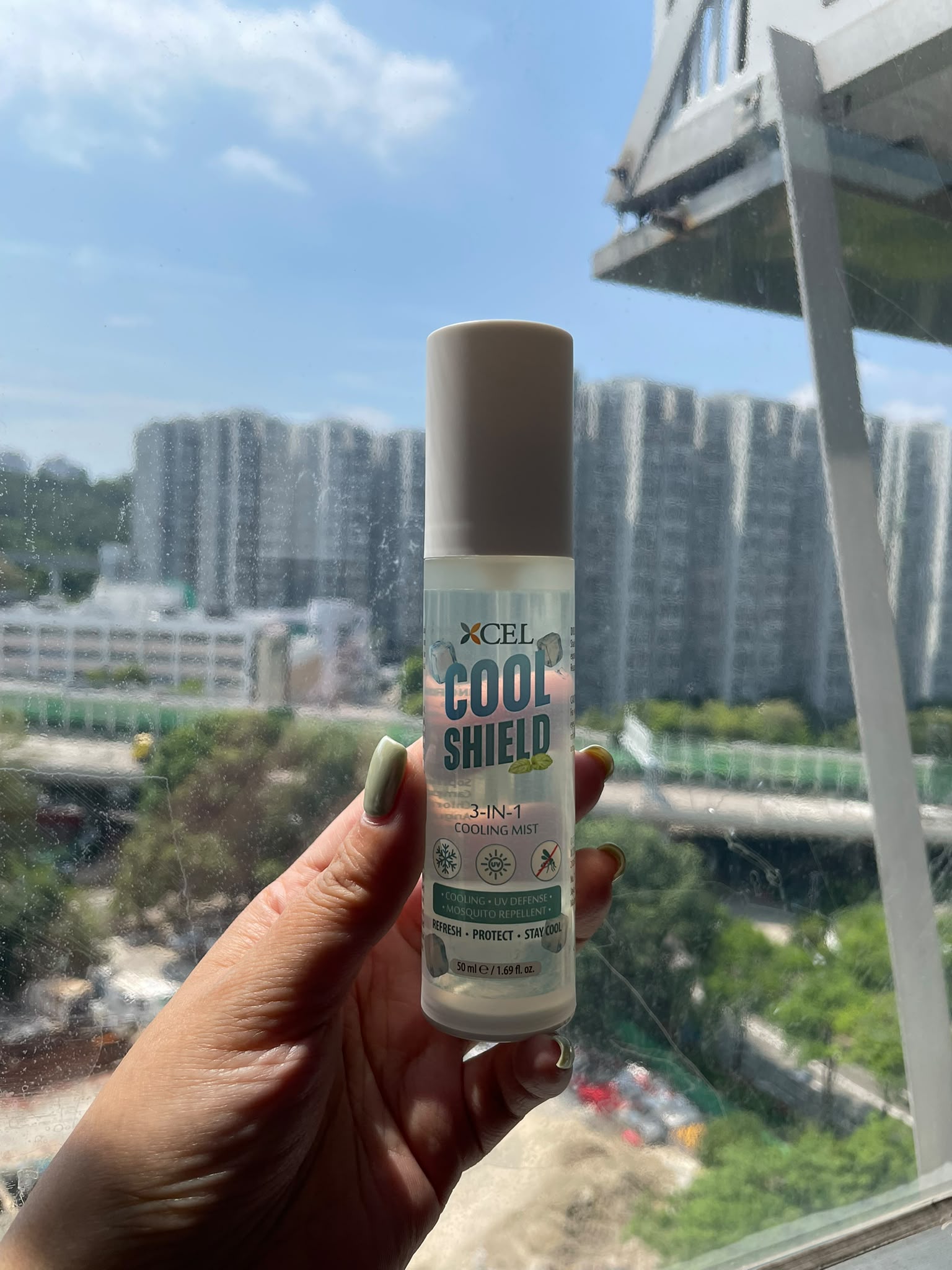 Xcel Cool Shield 夏天清涼噴霧3合1 50ml(涼爽/防曬/防蚊)