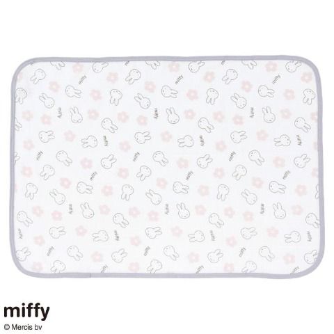 MIFFY BABY KID 小童 MIFFY BABY KID 小童 紗布 膝蓋毯 淺色花花 灰邊