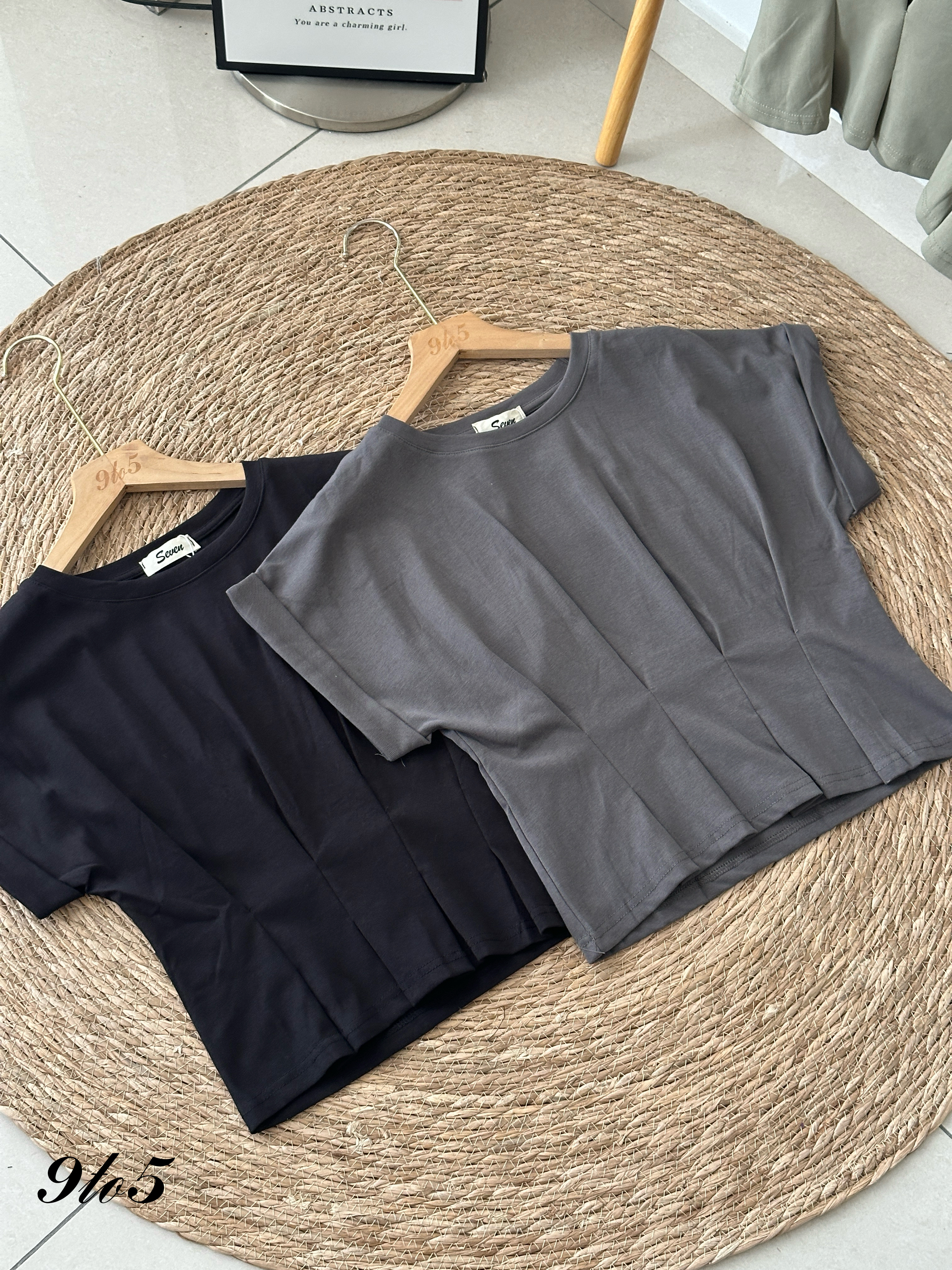 T4017 Cape Sleeve Peplum Top - 3 Colors 