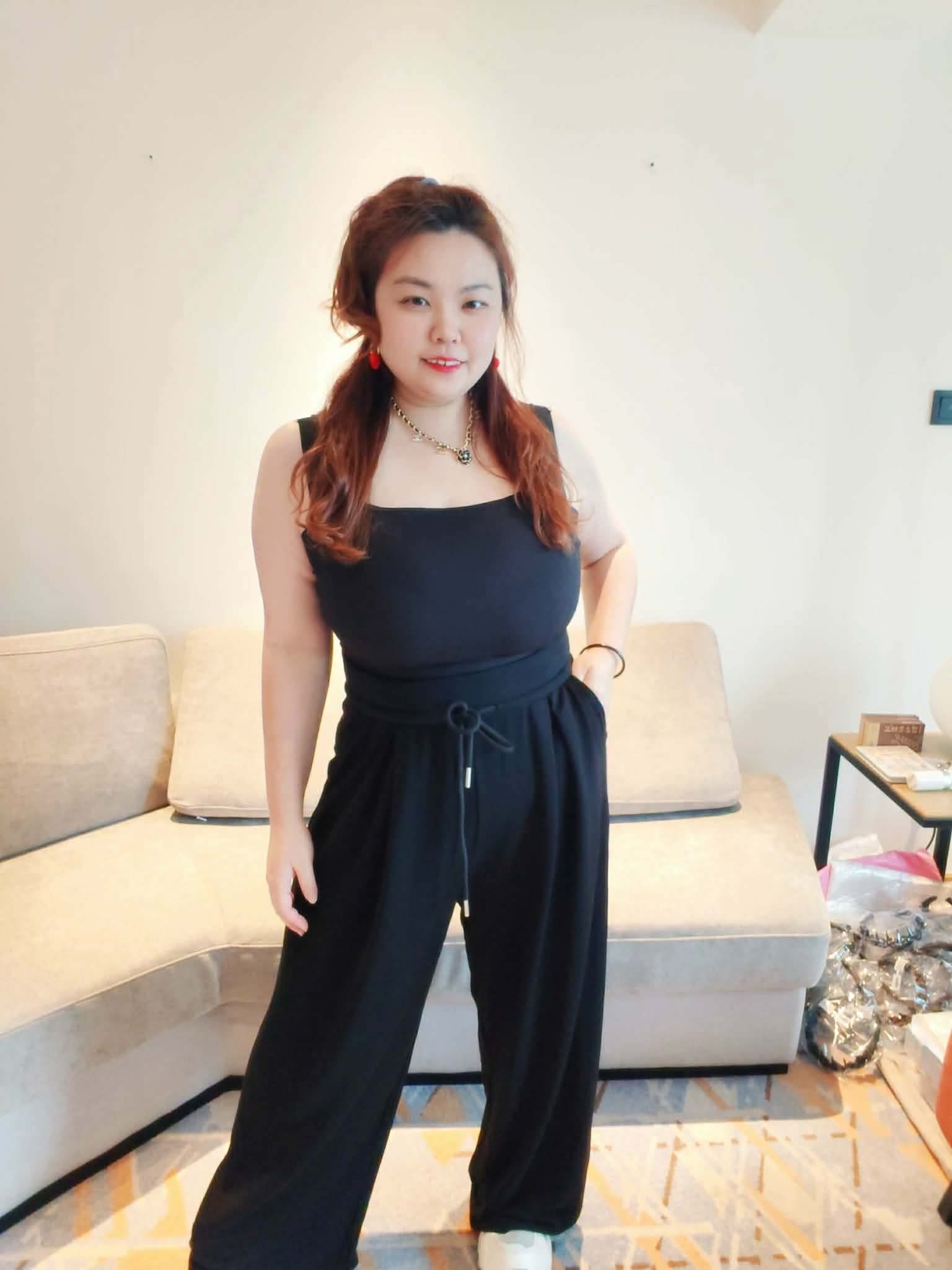 YPC05 81018 冰丝莫代尔直筒长裤