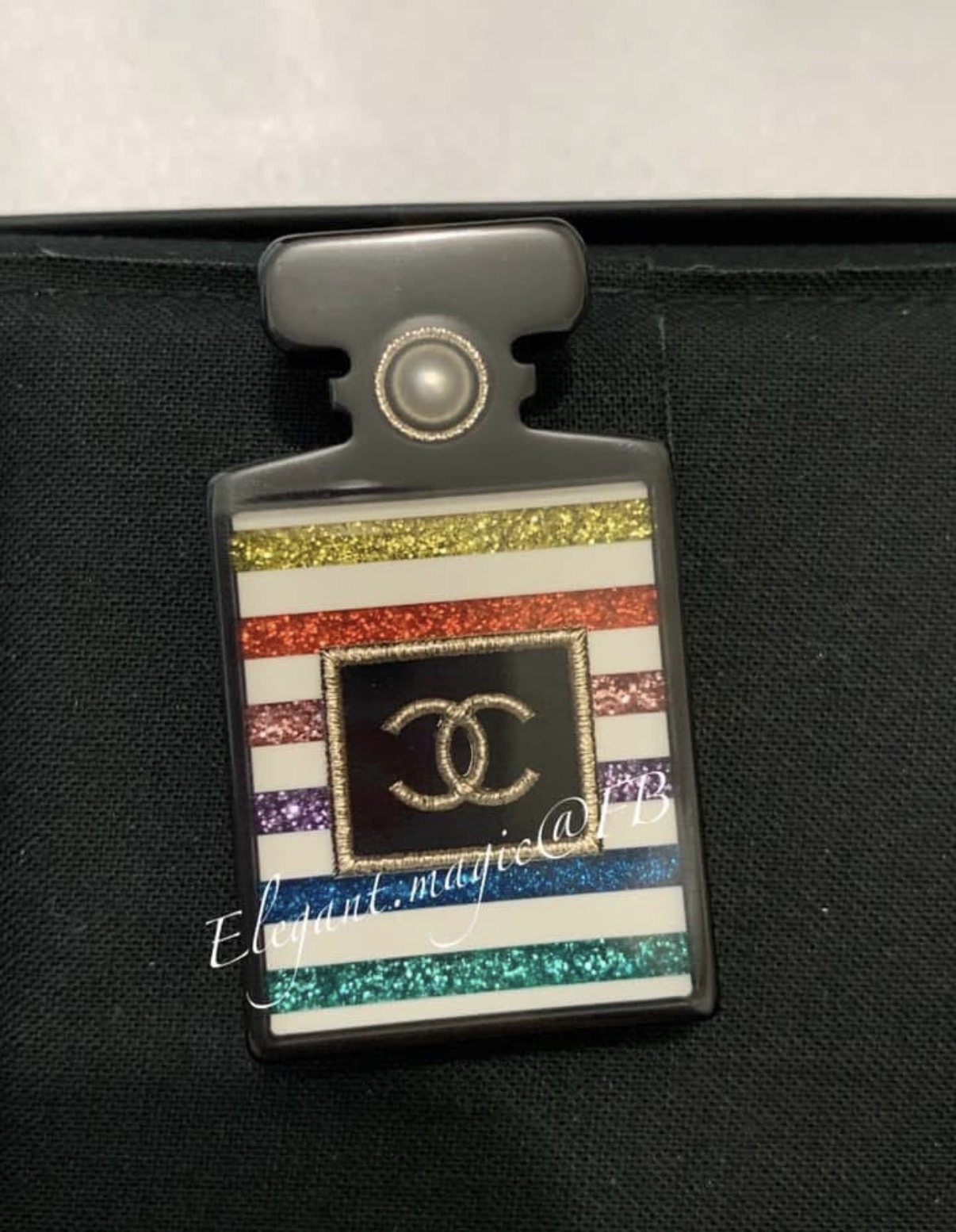 Chanel彩虹🌈香水樽brooch