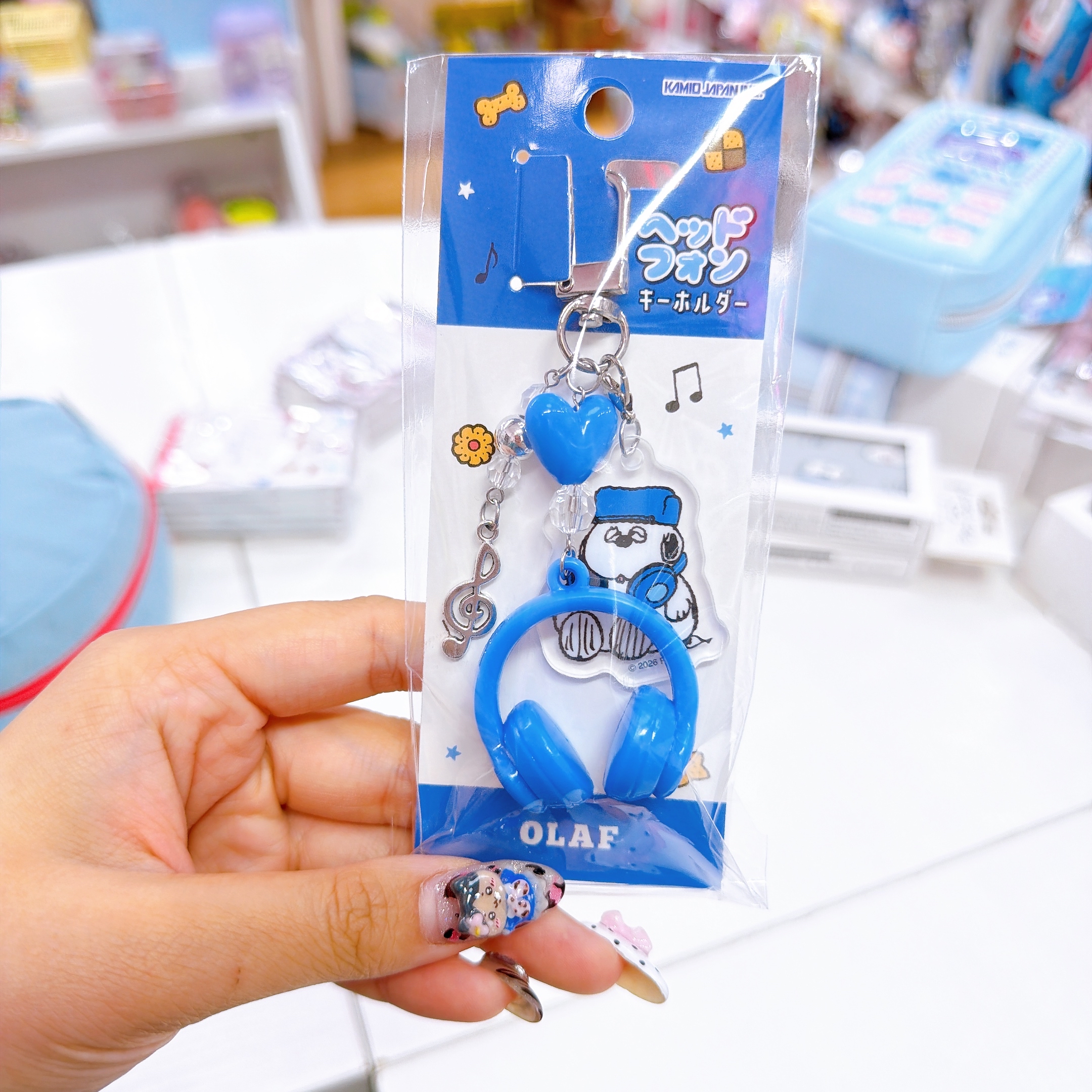 日本直送woidstock化妝袋 Olaf鎖匙扣