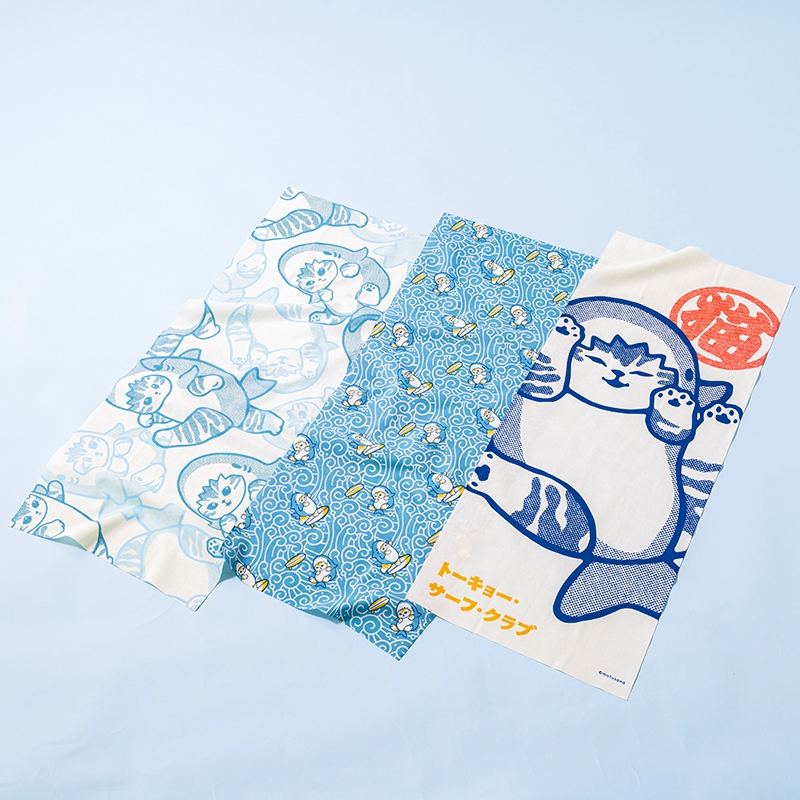 🌸 【預訂】Towel - Mofusand Board Shark