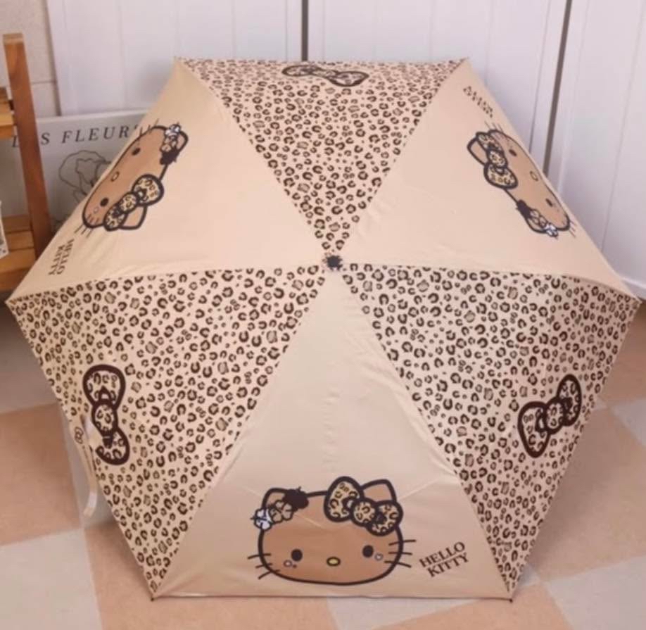 （約6月尾到貨）🇹🇼台灣超商限定 限量長腿 Kitty Tcf自動瞬收傘💕