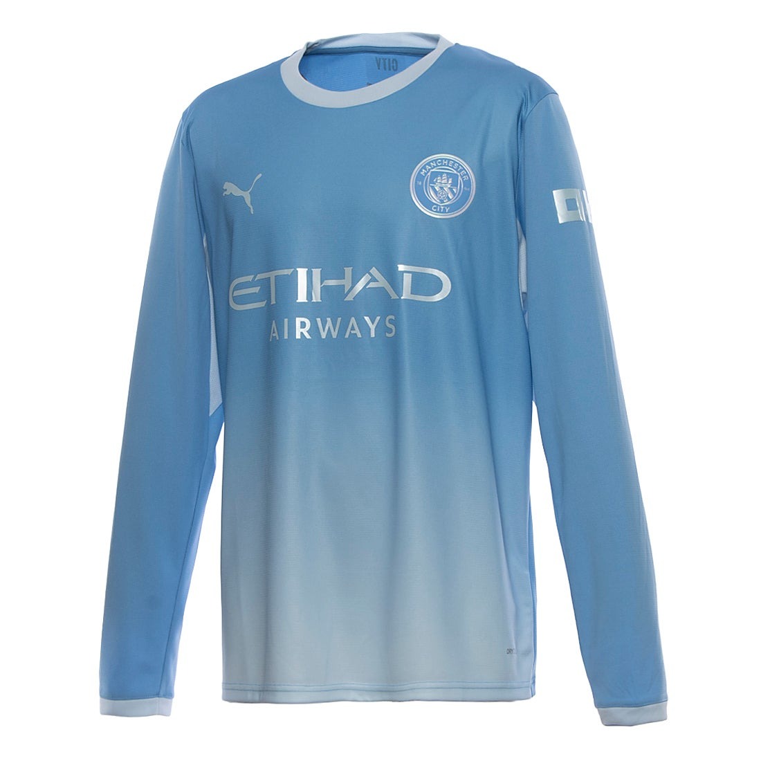 天藍漸變 Puma Manchester City 曼城 2026-27 主場長袖球迷版球衣 (可加印字章) 784327