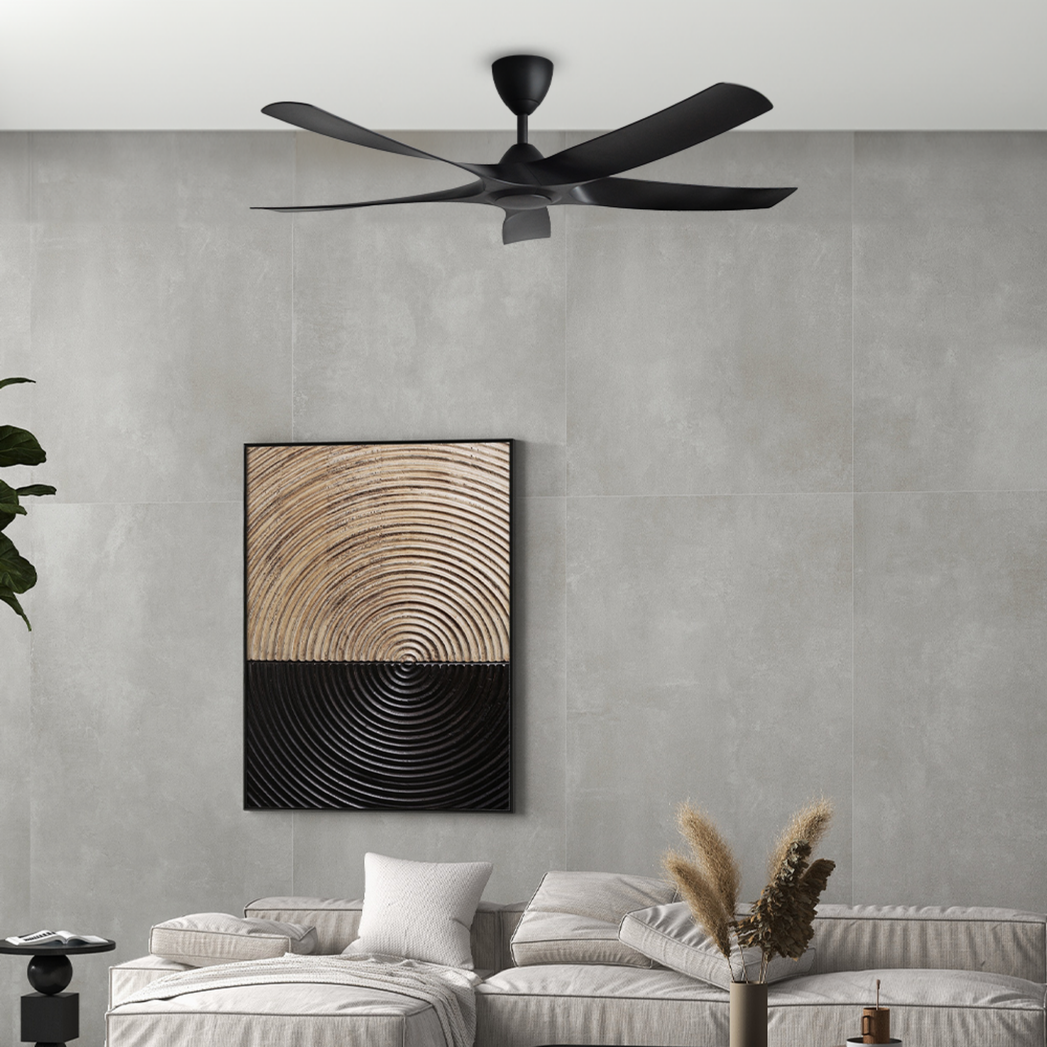 Alpha 56" Axis AC Motor ABS Ceiling Fan (AXIS-5B)