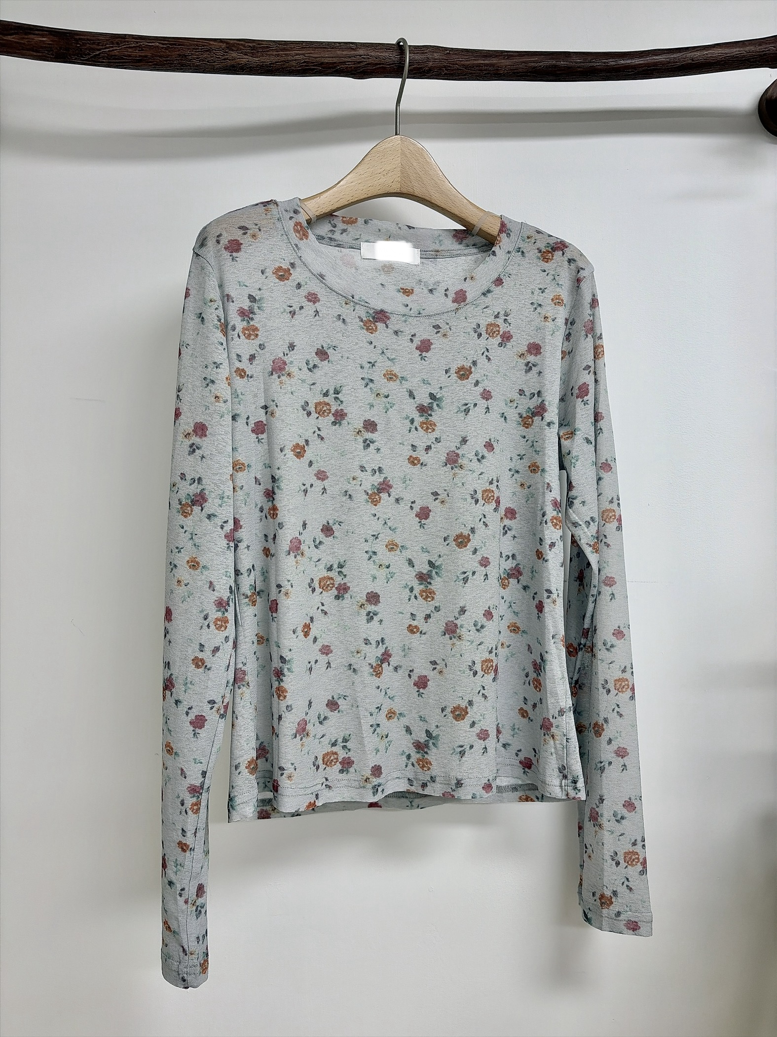 Set 裝 碎花+白紗吊帶