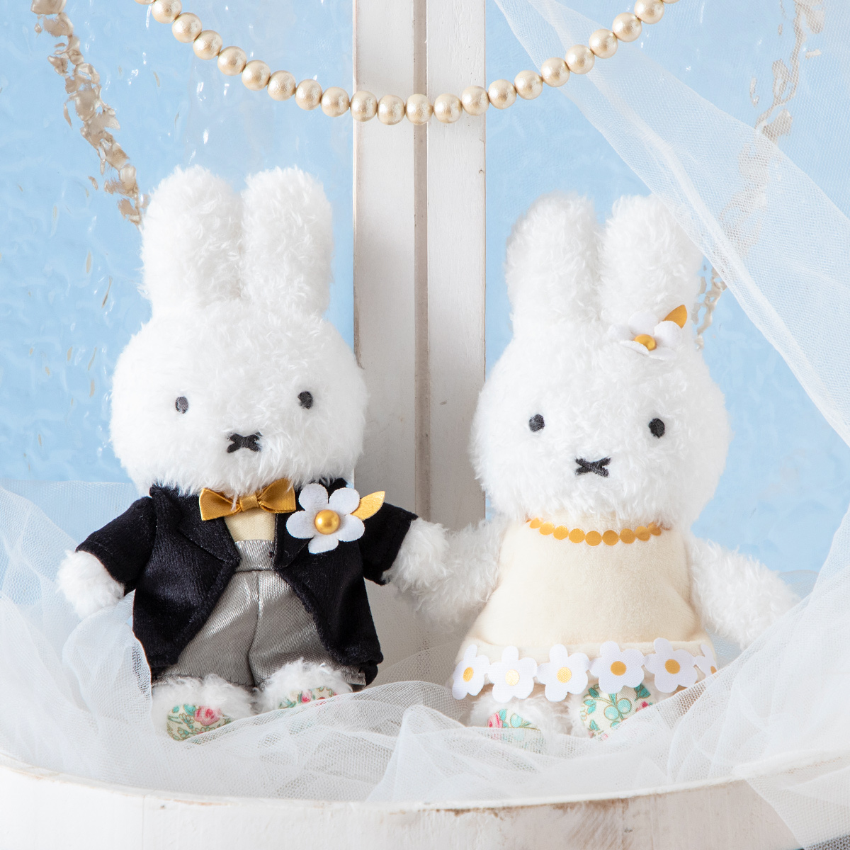 Miffy Flower 限定結婚公仔掛飾套裝