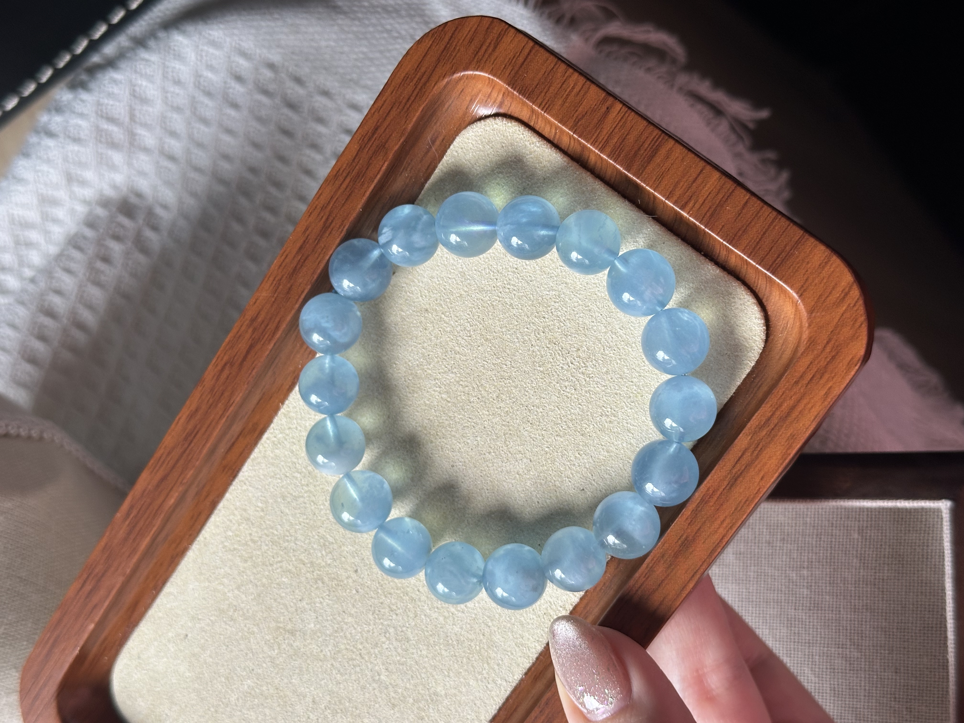 蓝天白云海蓝宝 ｜ Aquamarine 11.8mm 