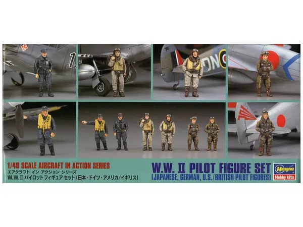 1/48 WW II Pilot Figure set