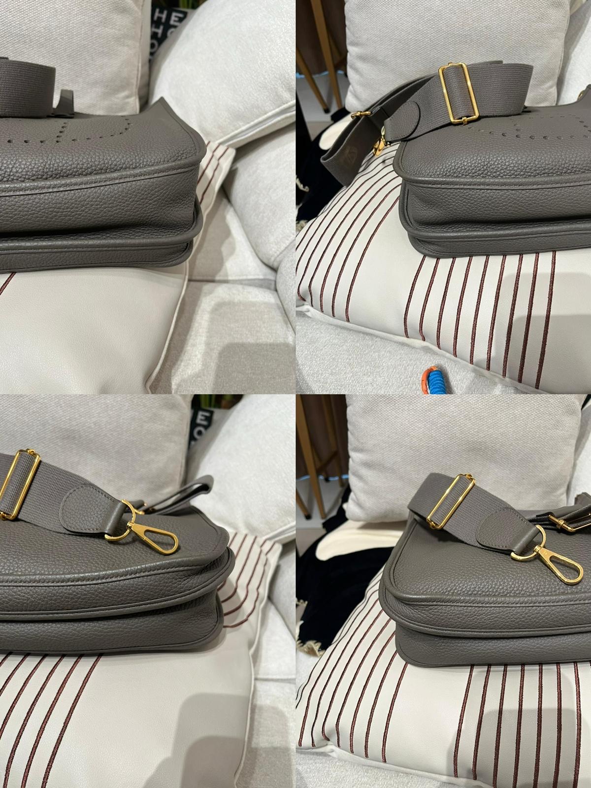 Hermes Evelyne 29 Stamp C 錫器灰etain 100%Authentic, 98%New ✅Dust bag