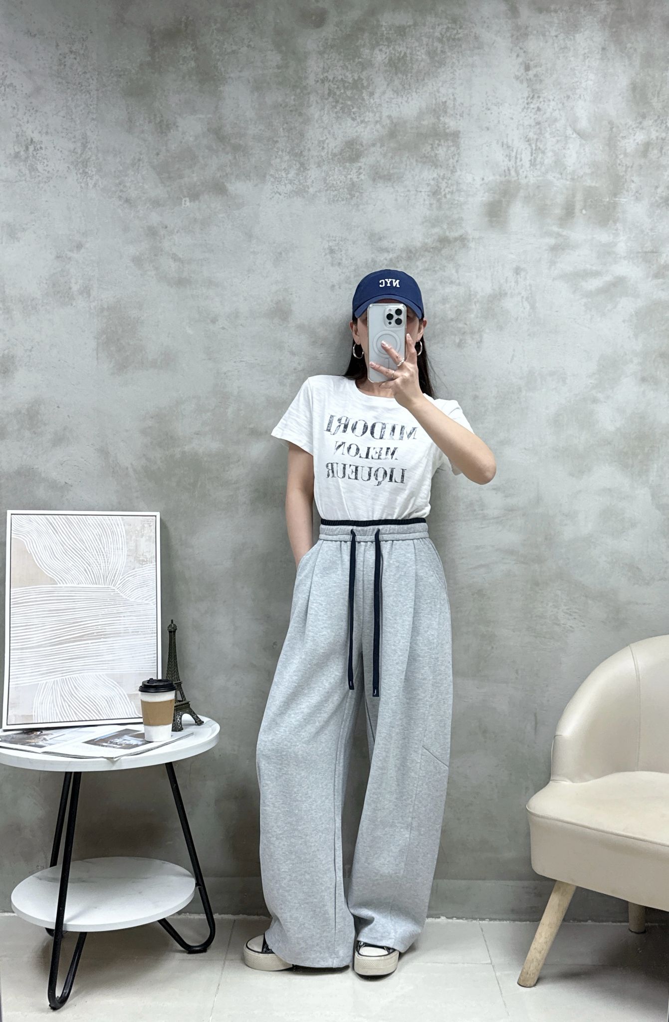 C12 拼色腰休閑褲