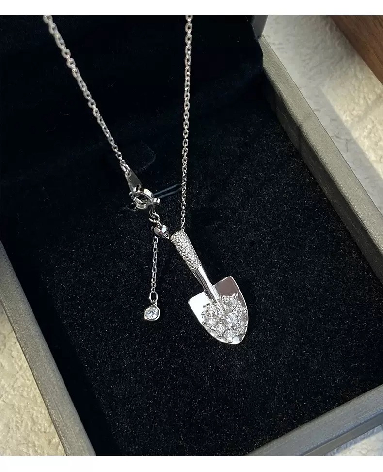 银铲铲项链