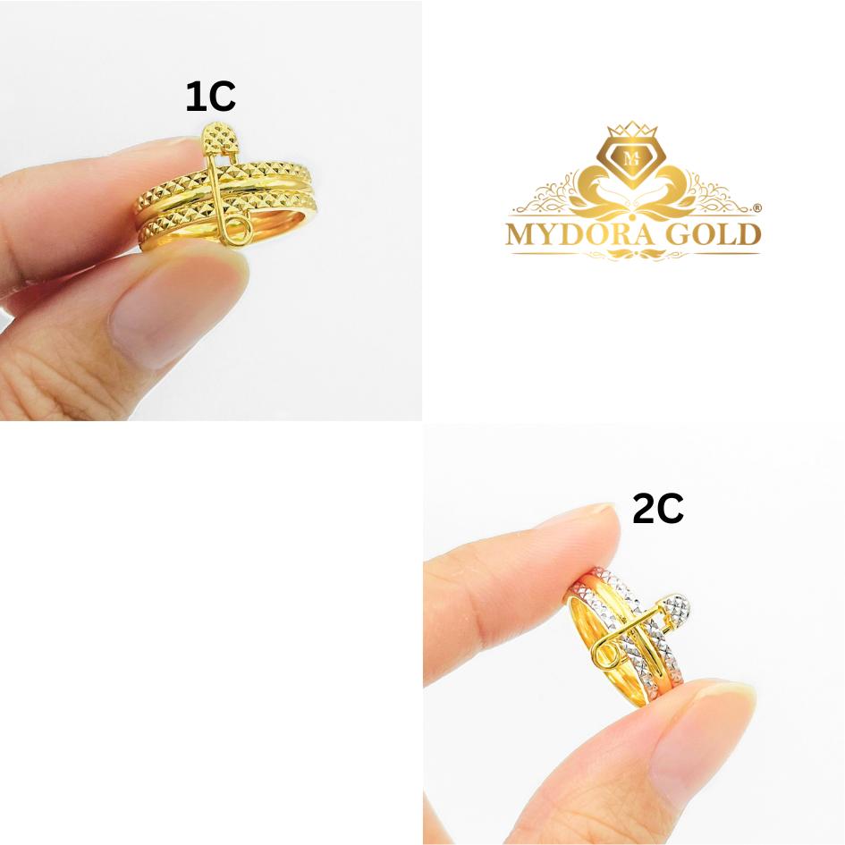 MYDORA Cincin Fesyen Safety Pin (5G) l EMAS 916/22K