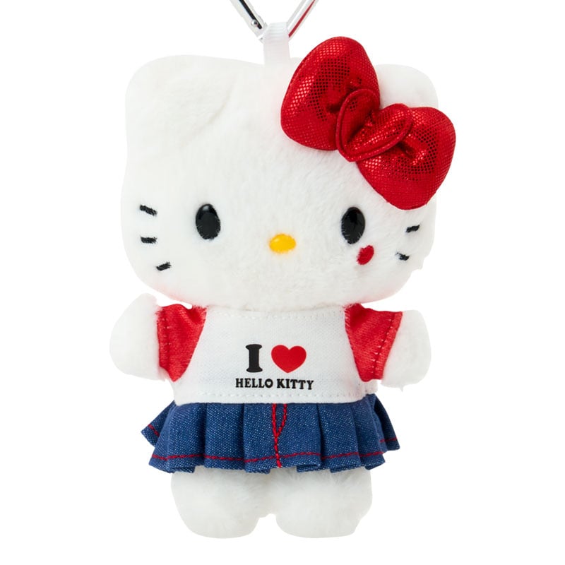 現貨｜Sanrio Hello Kitty I LOVE SANRIO CHARACTERS系列 日版 吊飾 毛公仔 連心形扣 (90194-6)