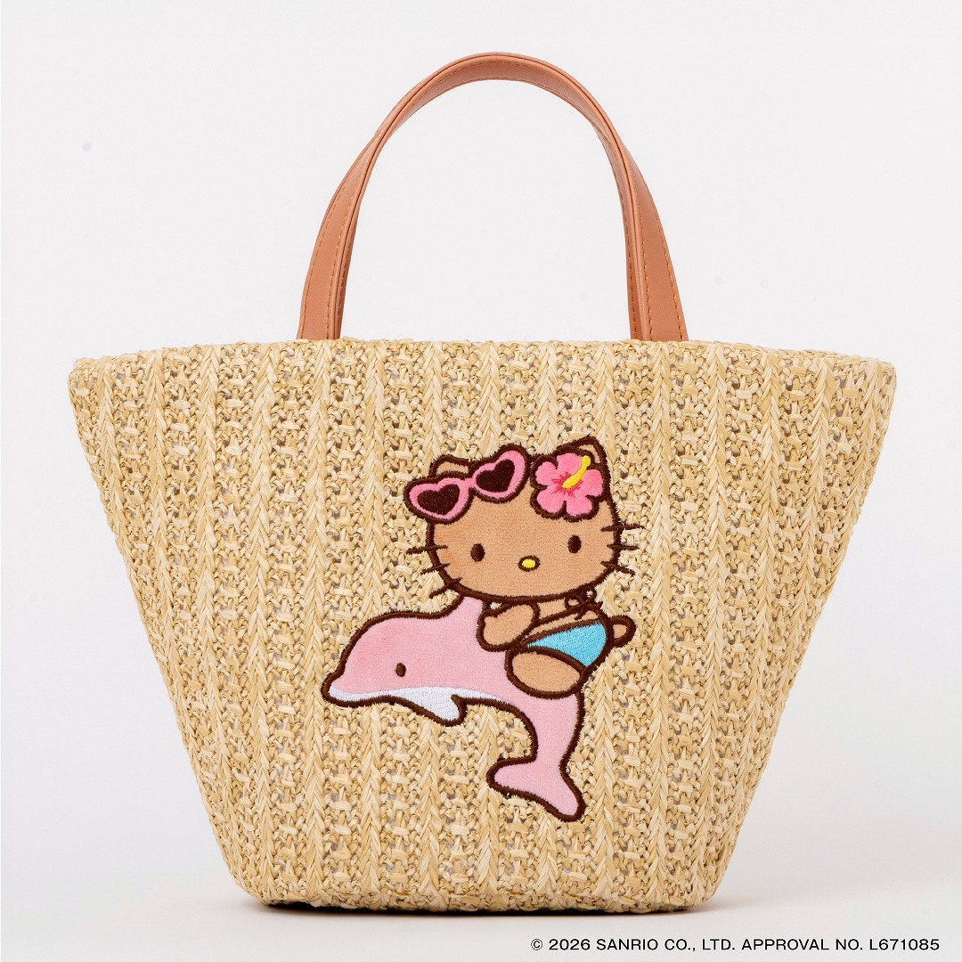 🎀【預訂】Kitty 沙灘袋 Book pink dolphin ver.
