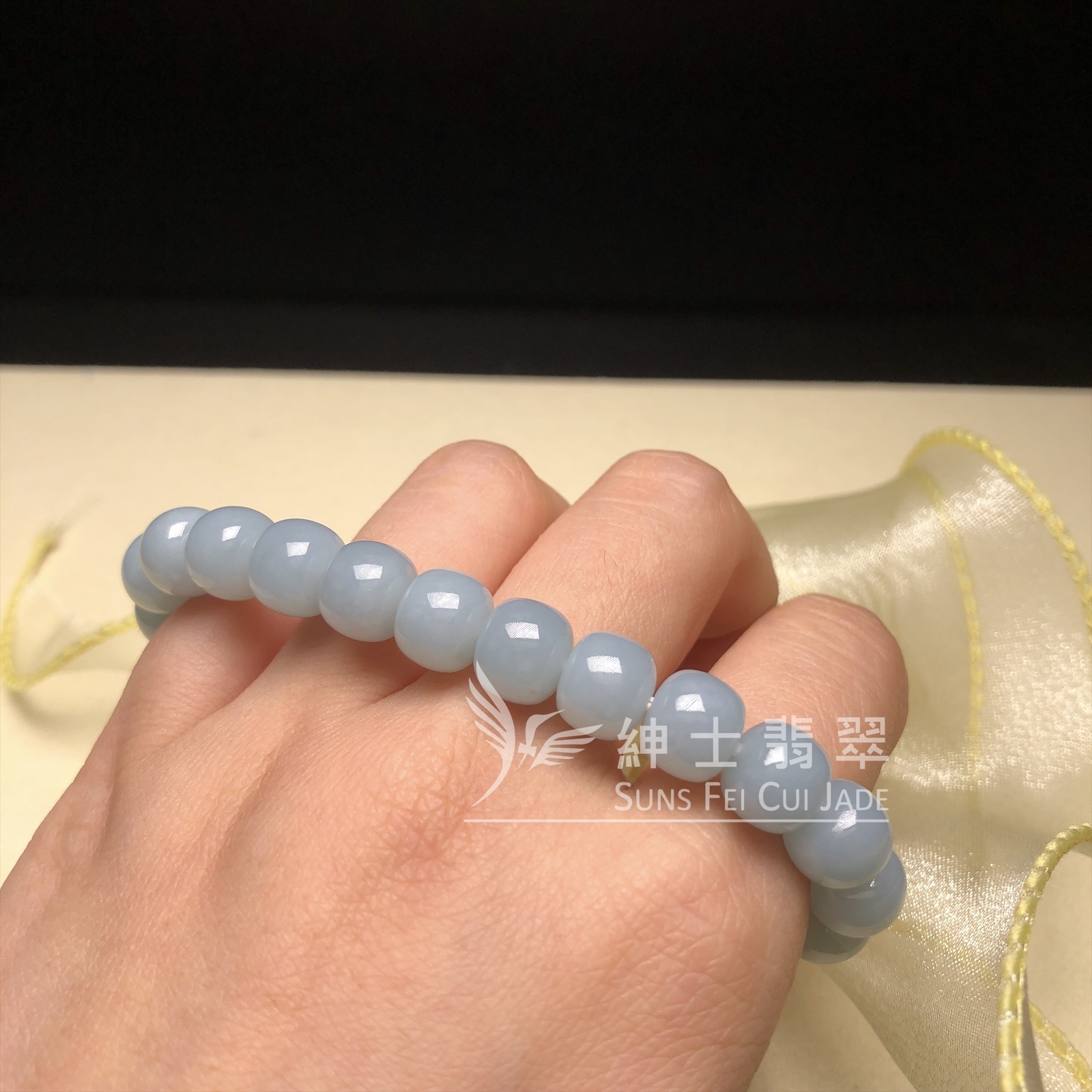 天藍桶珠手串  CA00520