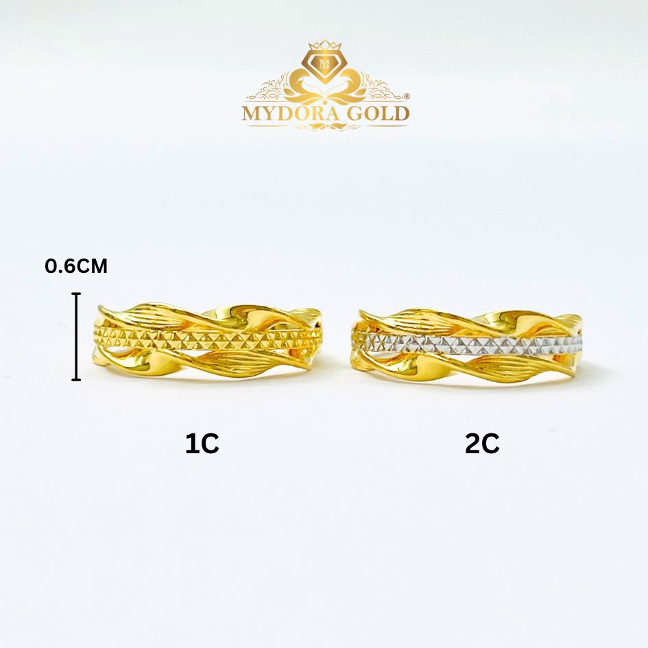 MYDORA EMAS 916 Cincin Twisted Glam (5G) l EMAS 916/22K