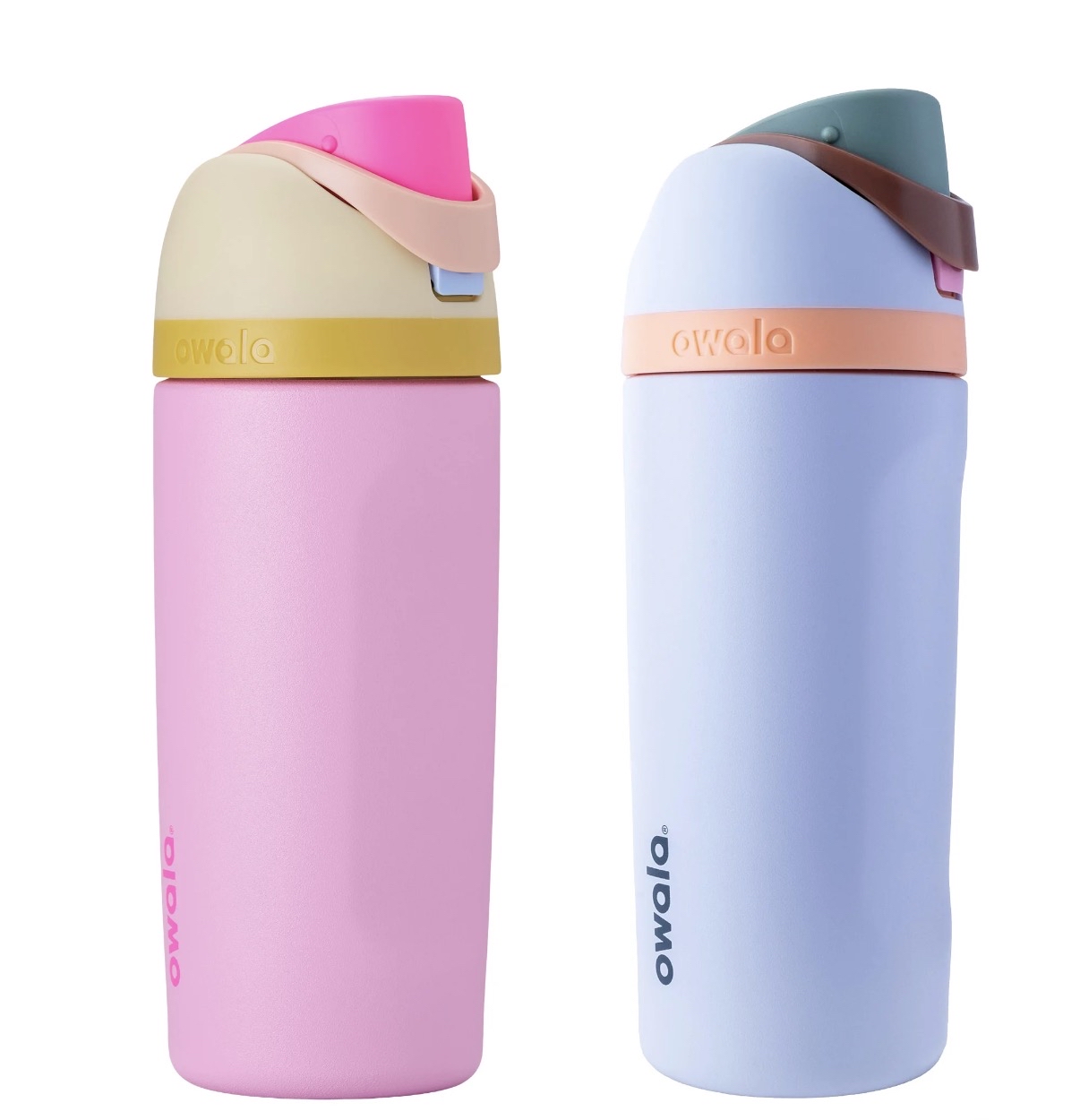 【IG 爆紅款】Owala FreeSip water bottle 專利吸管直飲二合一水樽 兩入組  16oz (470ml) - 絕美配色、健身/辦公室飲水神瓶