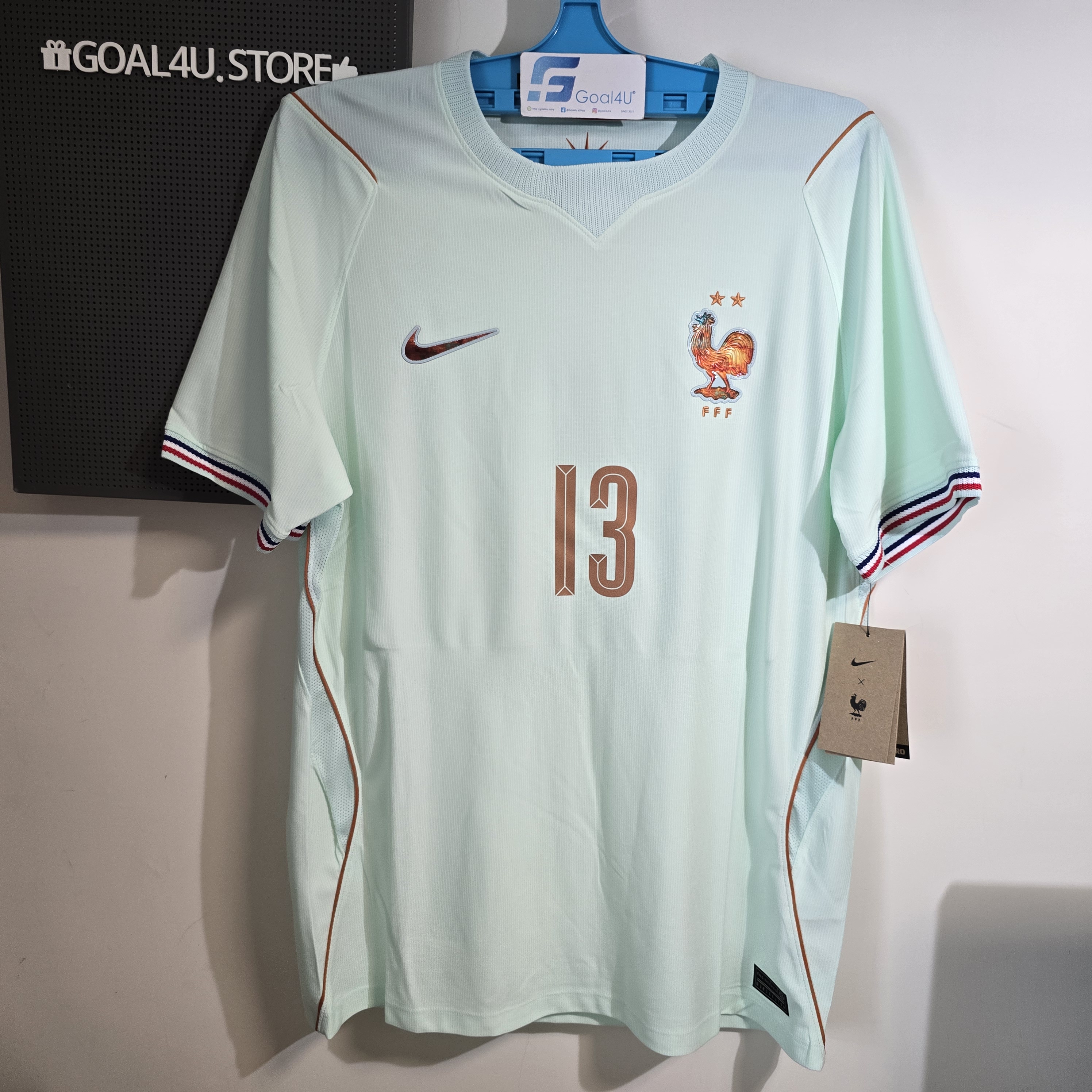 🗽薄荷綠之美 Nike France 法國 2026-27 作客球迷版球衣 (可加印字章) IB5367