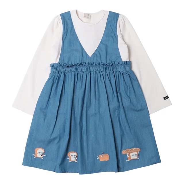 B0034  麵包小偷上衣裙