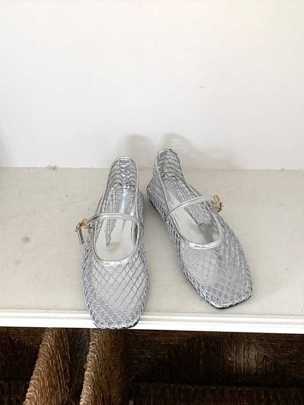 Netted Ballet Maryjane (3 colors)