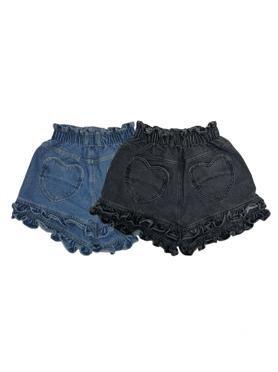 double ruffles shorts