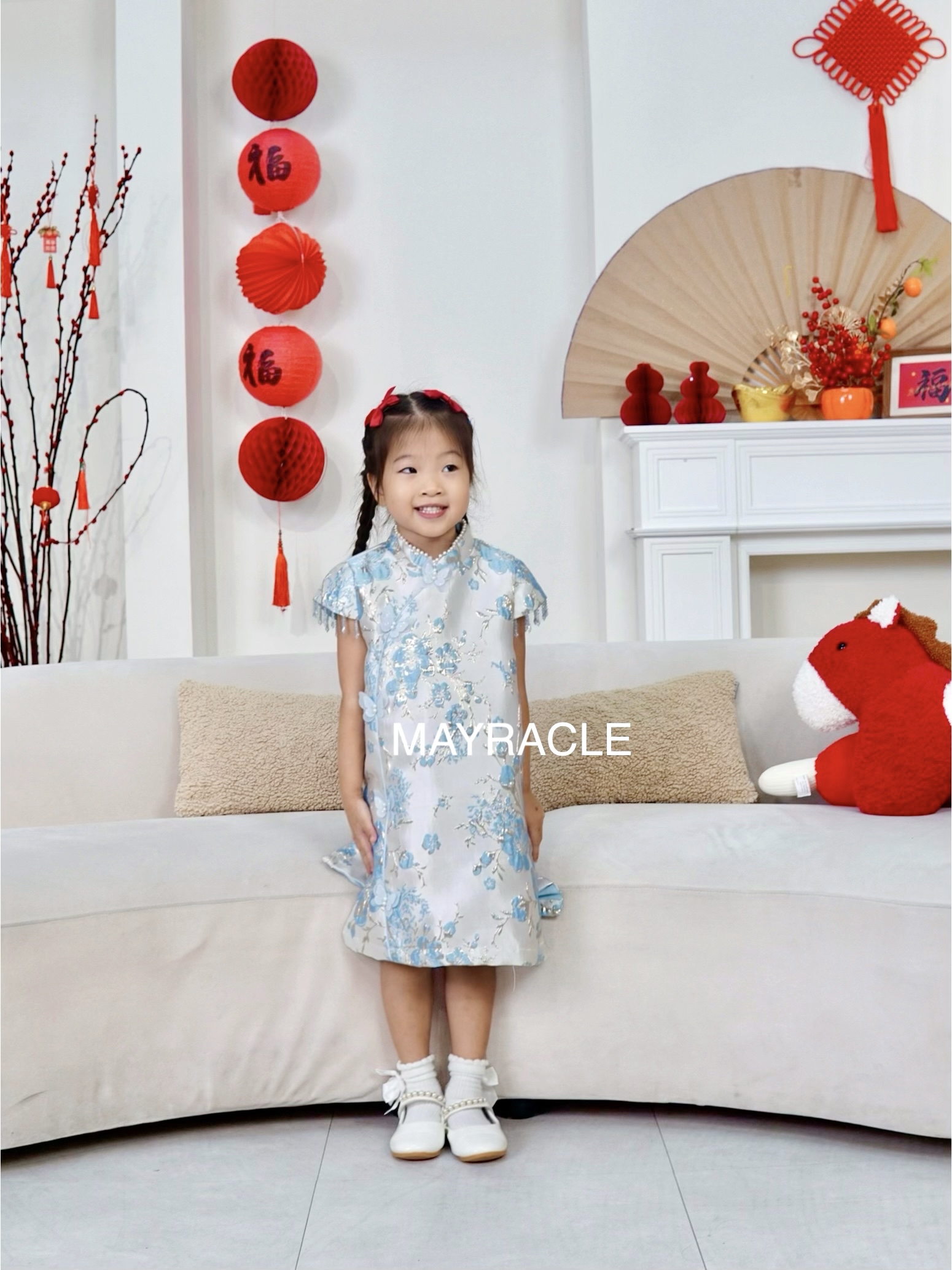 [PRE-ORDER] CNY 2027 He (和) Girl Cheongsam