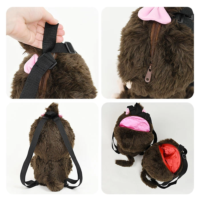 【日本直送】Monchhichi 造型可愛毛毛背囊