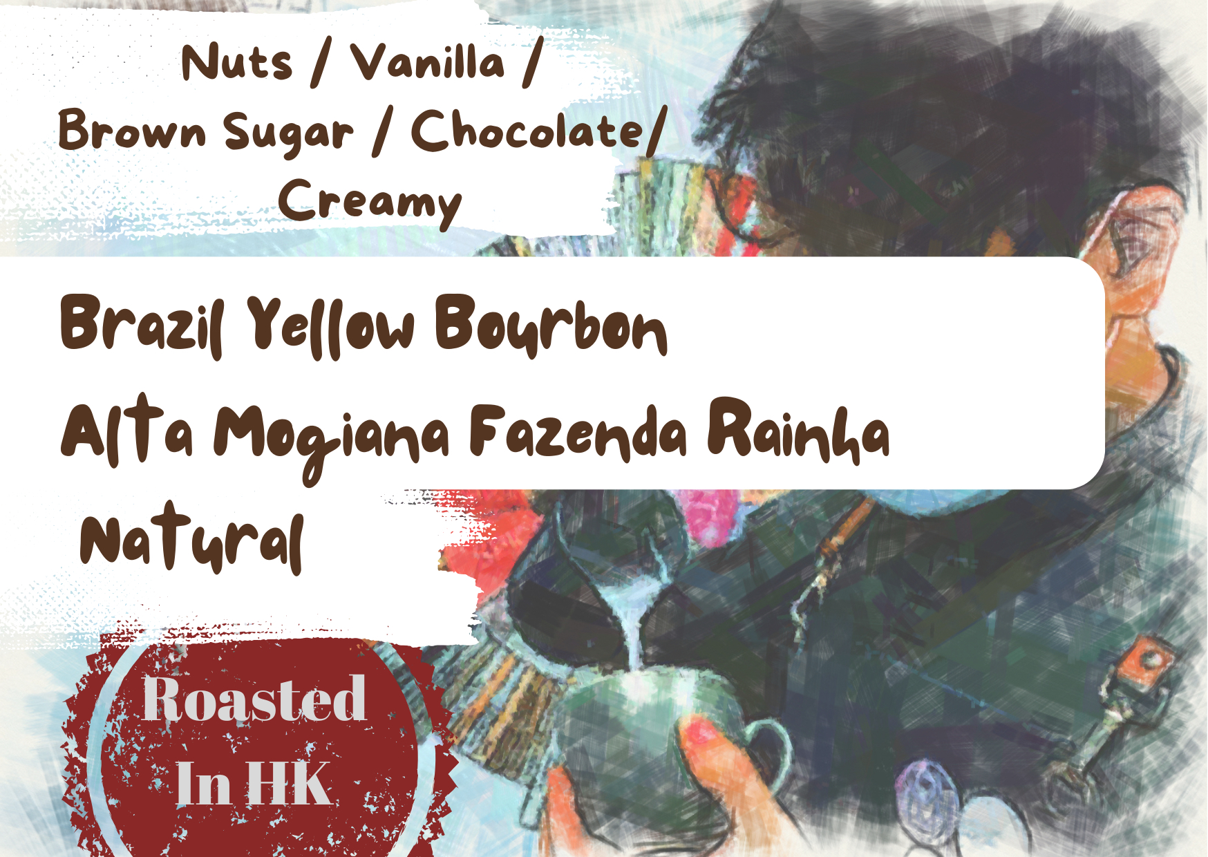 Brazil Yellow Bourbon Alta Mogiana Fazenda Rainha Natural