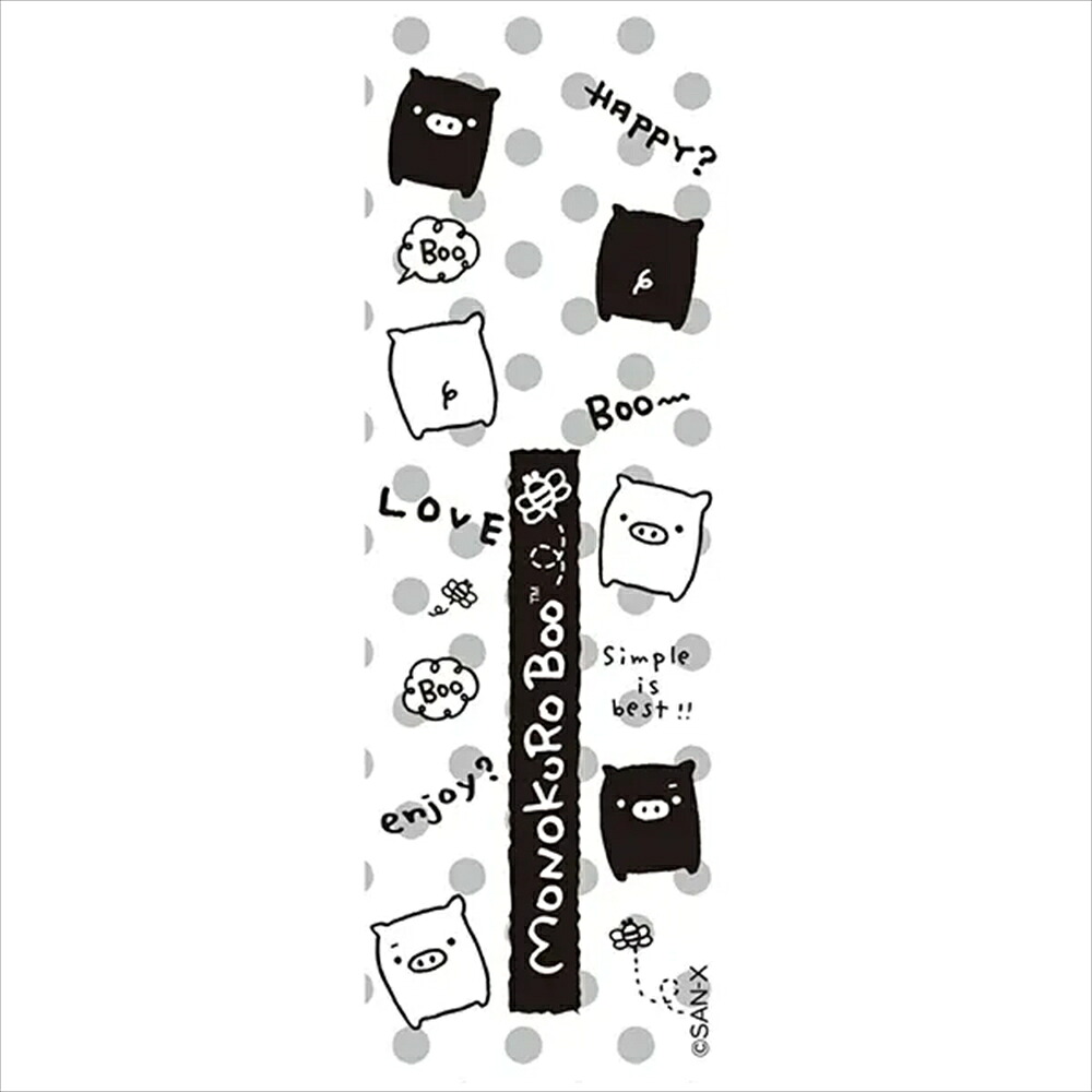 現貨｜San-X Monokuro Boo 黑白豬 日本製 Mascot 黑色 原子筆 (PR17107) 