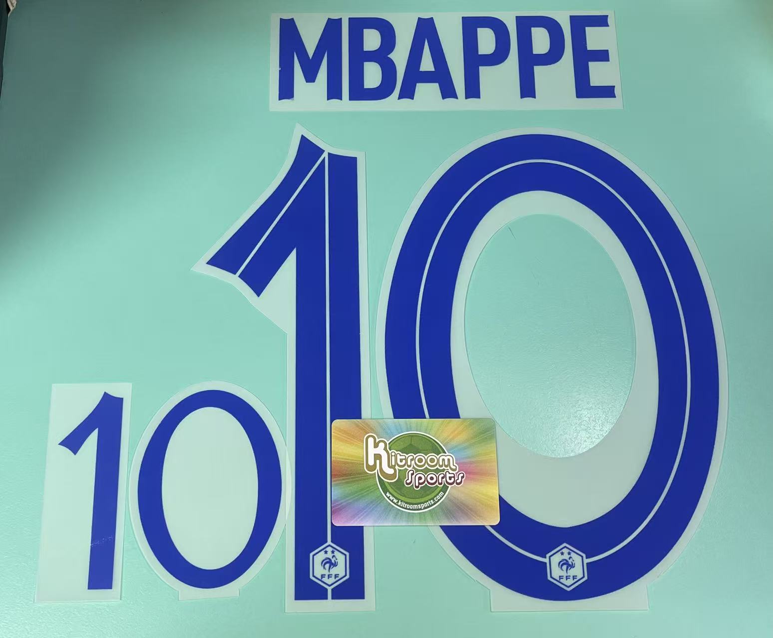 2022 France Away Nameset #10 Mbappé