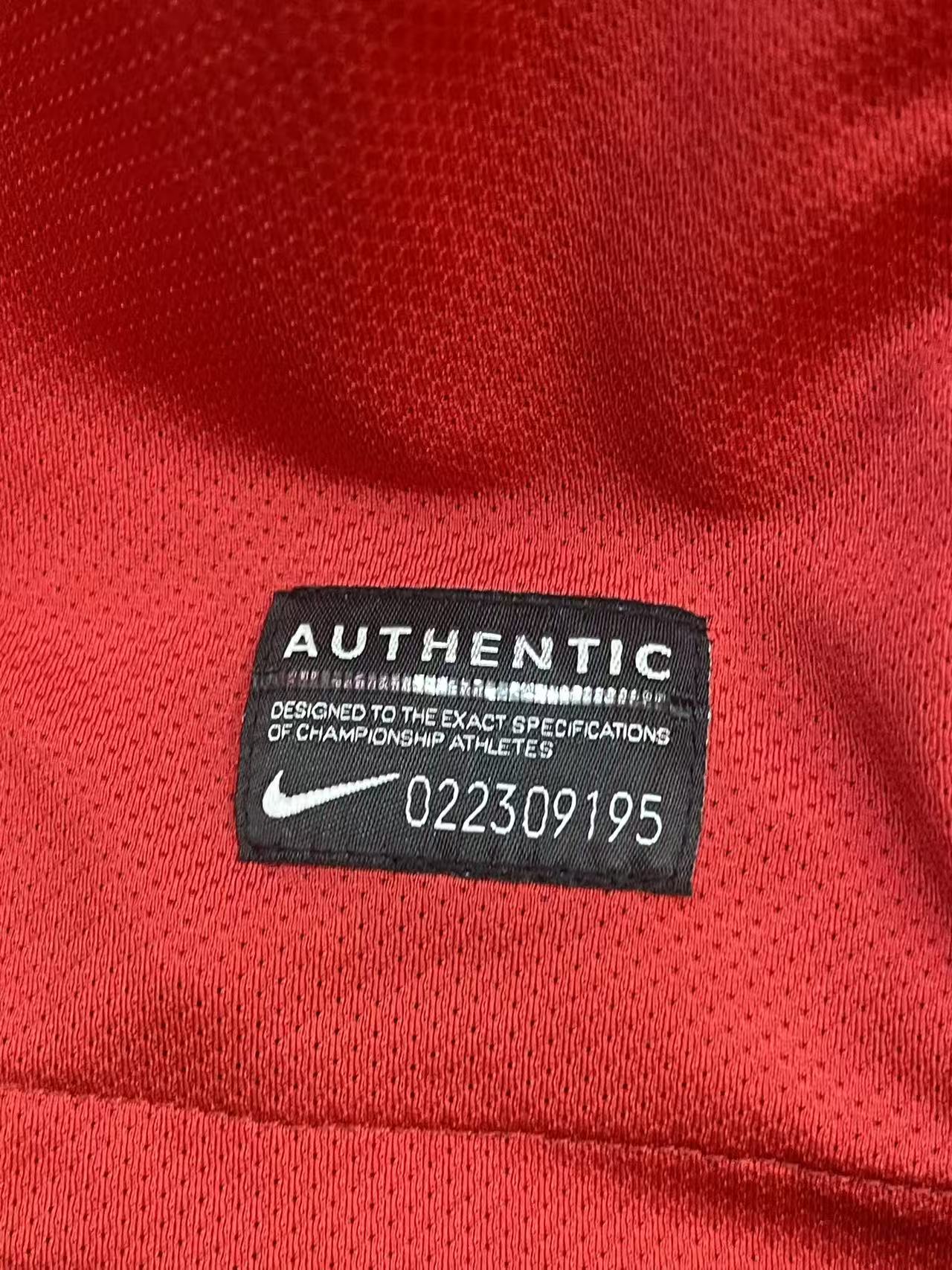 2011-12 Manchester United Home Long Sleeve Size L 