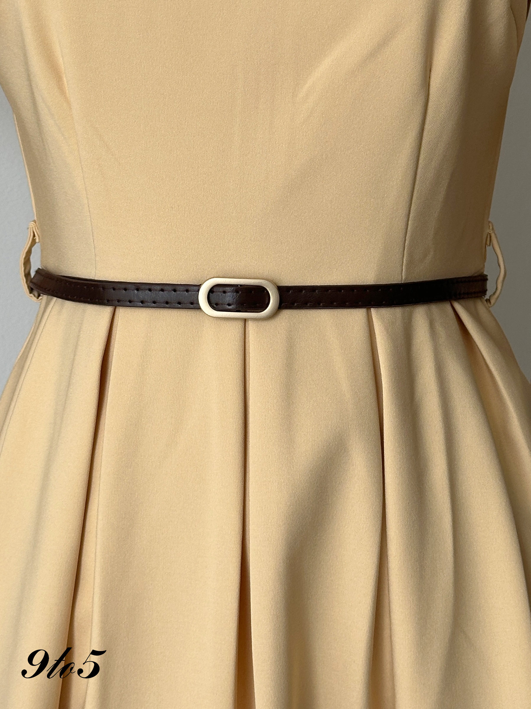 D2356 Diamond Neck Dress - 3 Colors 