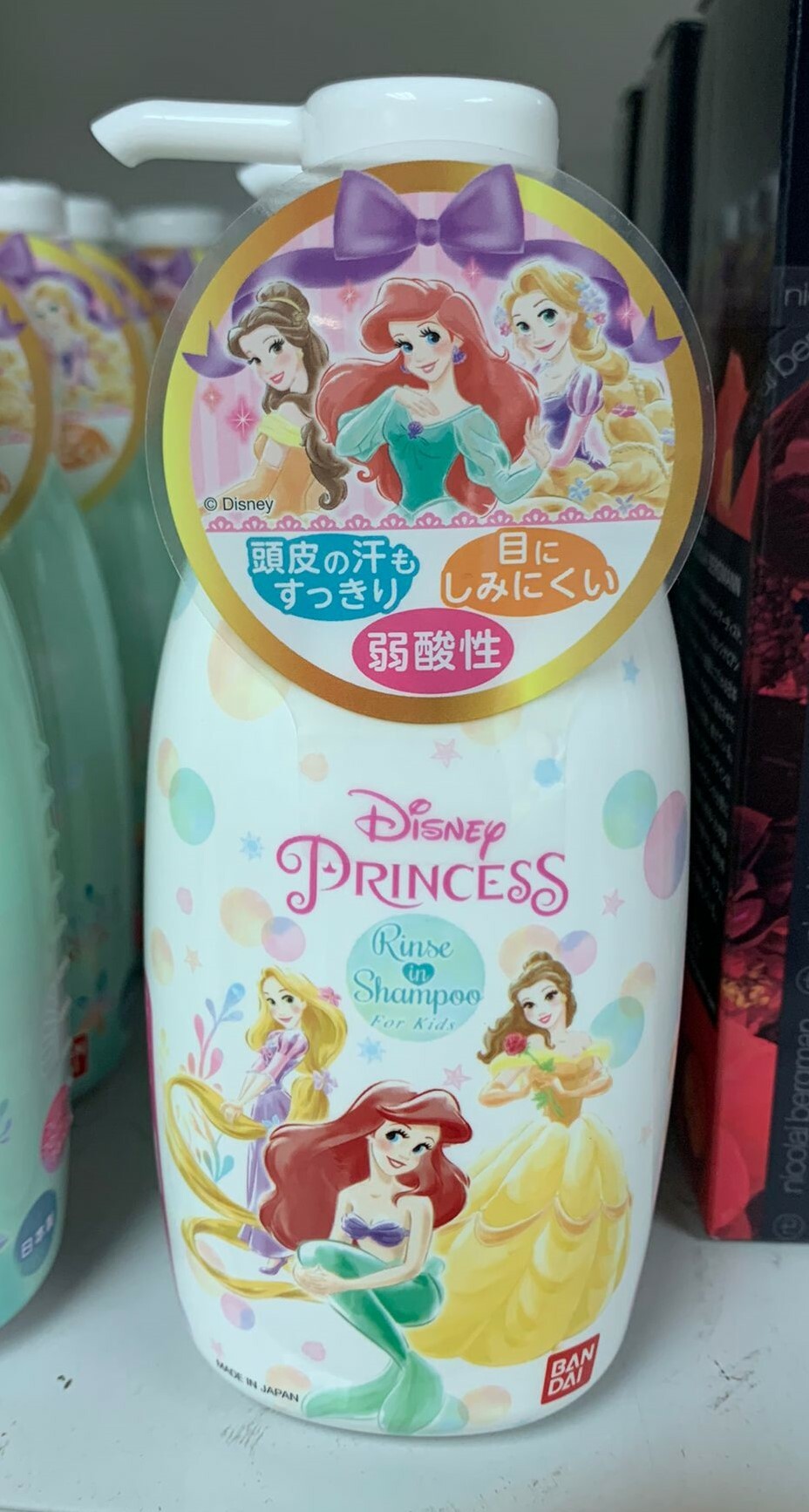 日本 Bandai 洗護二合一 - 迪士尼公主 300ML(款式隨機) - 現貨