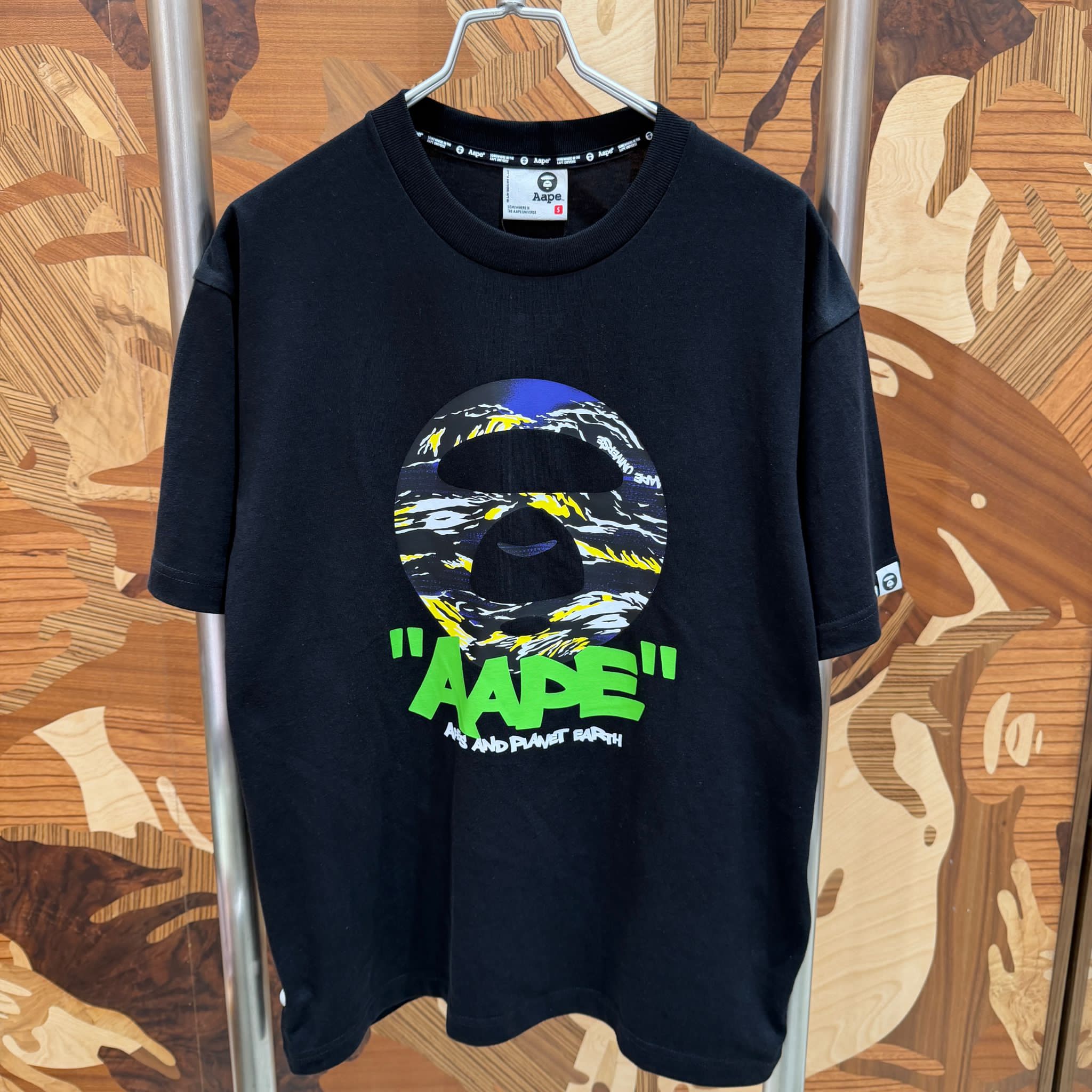 AAPE Relaxed fit AAPEUNVS moonface graphic tee (1888) 寬鬆版