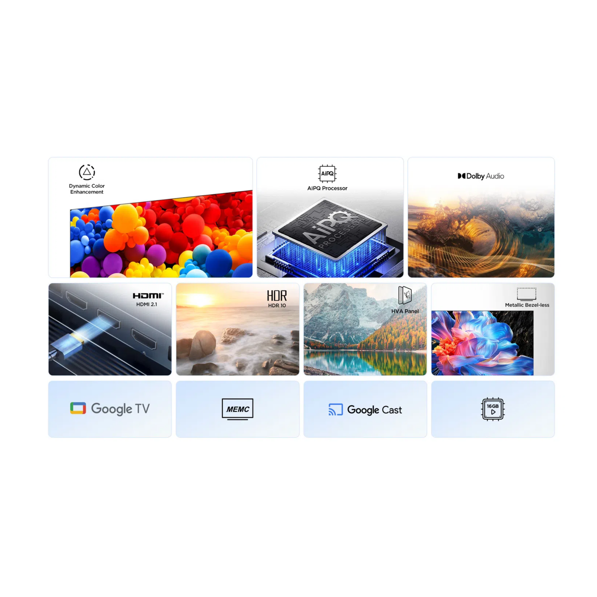 TCL 75" P6K Series 4K UHD Google TV HDR (75P6K)