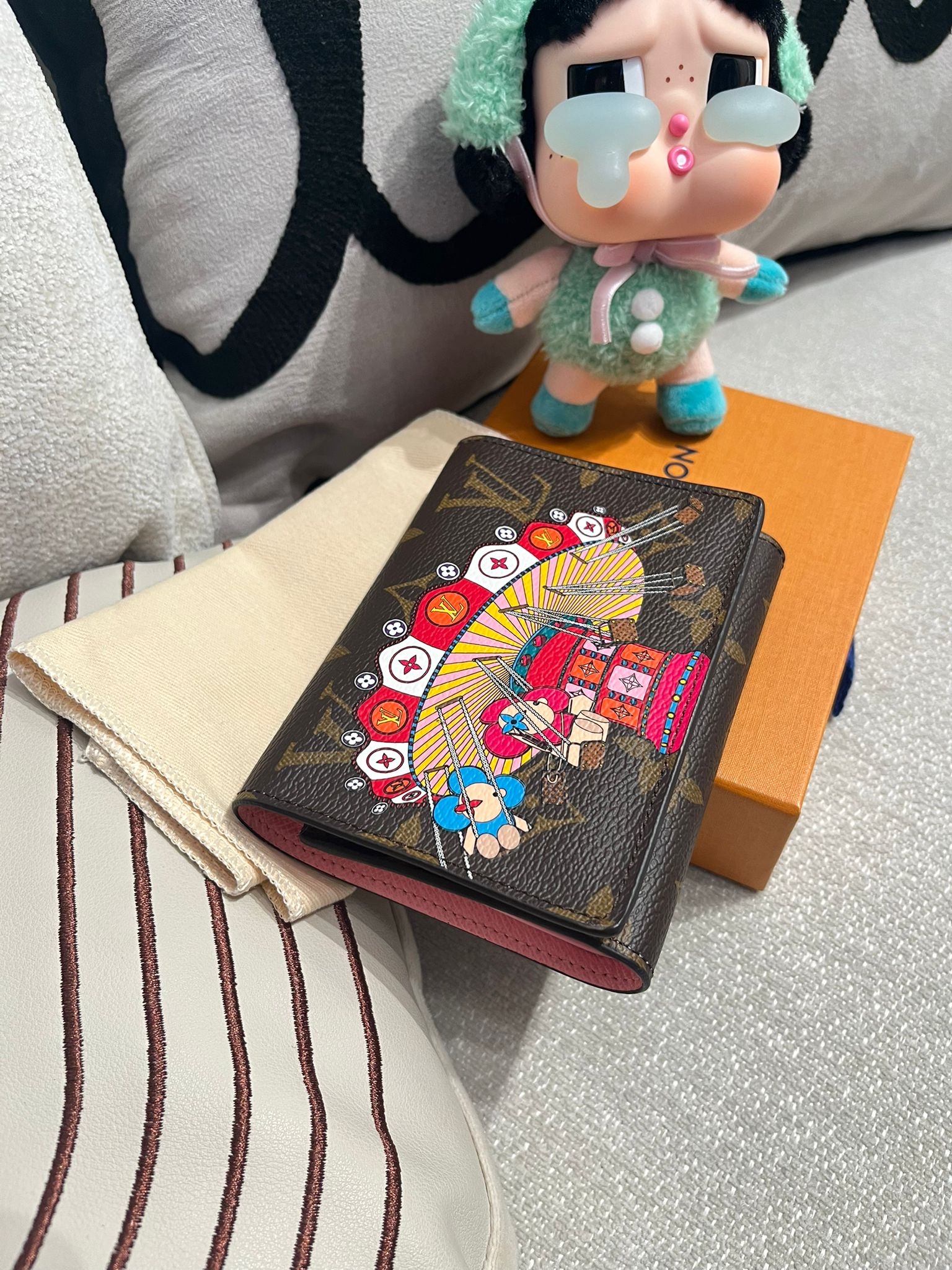 未使用品 Lv Vivienne Victorine WALLET M69754 Compact Tri-fold wallet, 100%Authentic,unused✅dust bag✅box