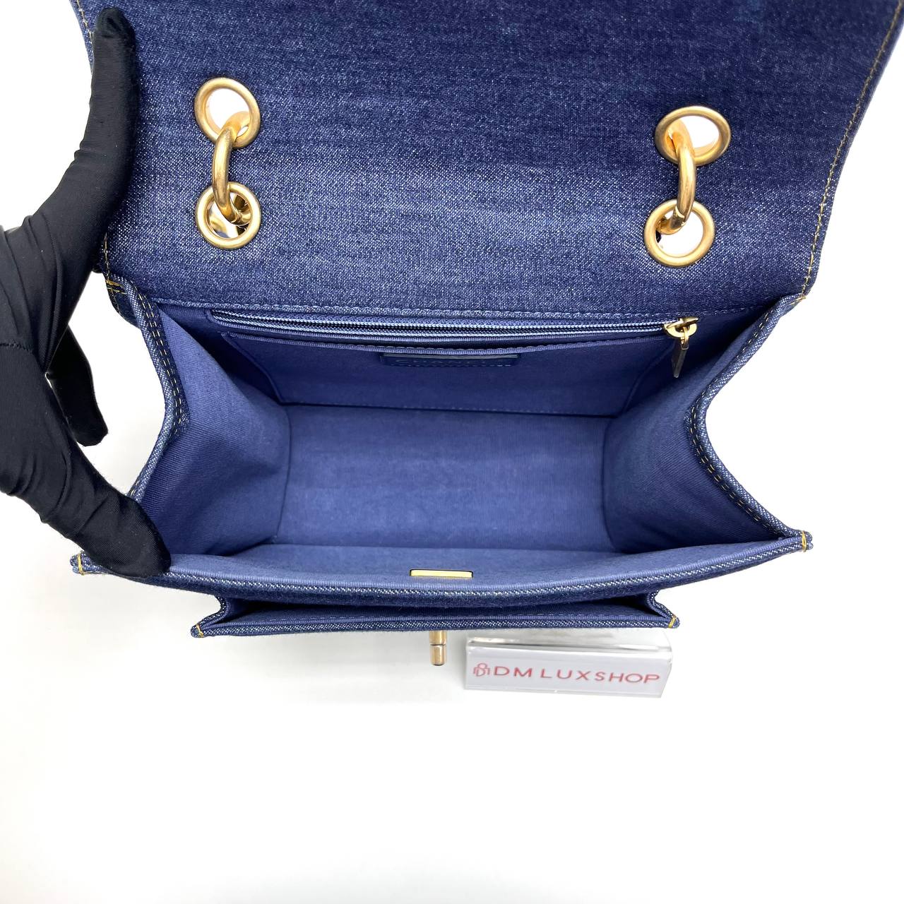 Chanel 23S Denim Messenger Bag (Microchip)