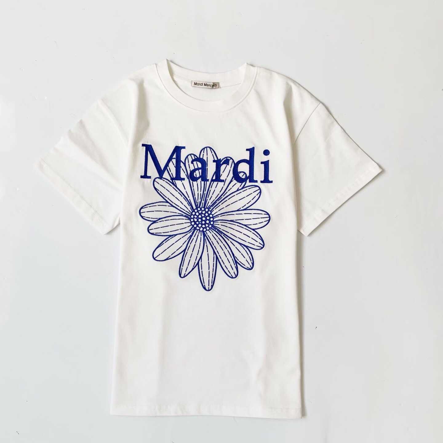 預訂 MARDI MERCREDI EMB FLOWERMARDI 短袖Tee [貨號26A380]