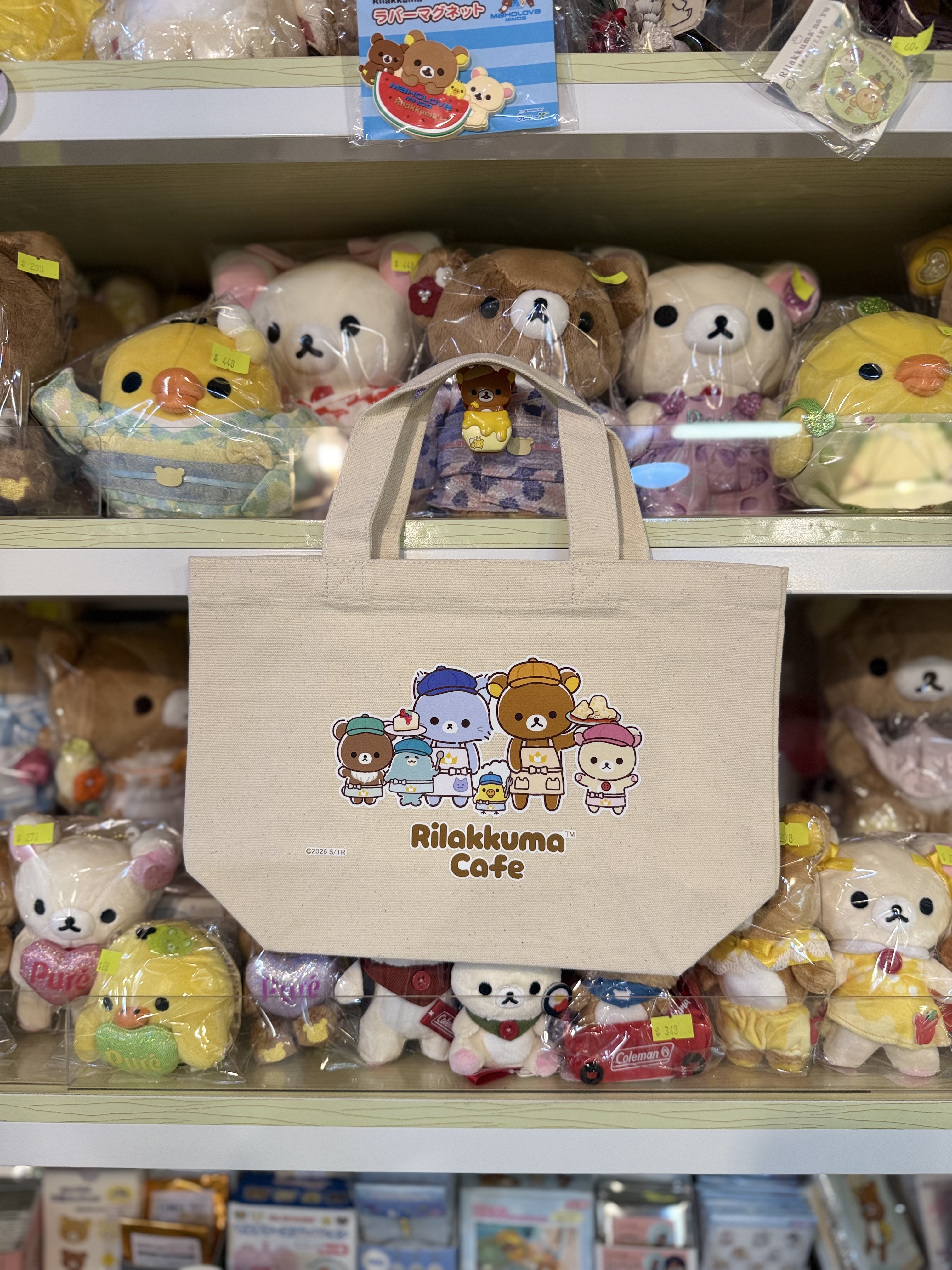《現貨》全新日本rilakkuma 動畫cafe限定手挽袋
