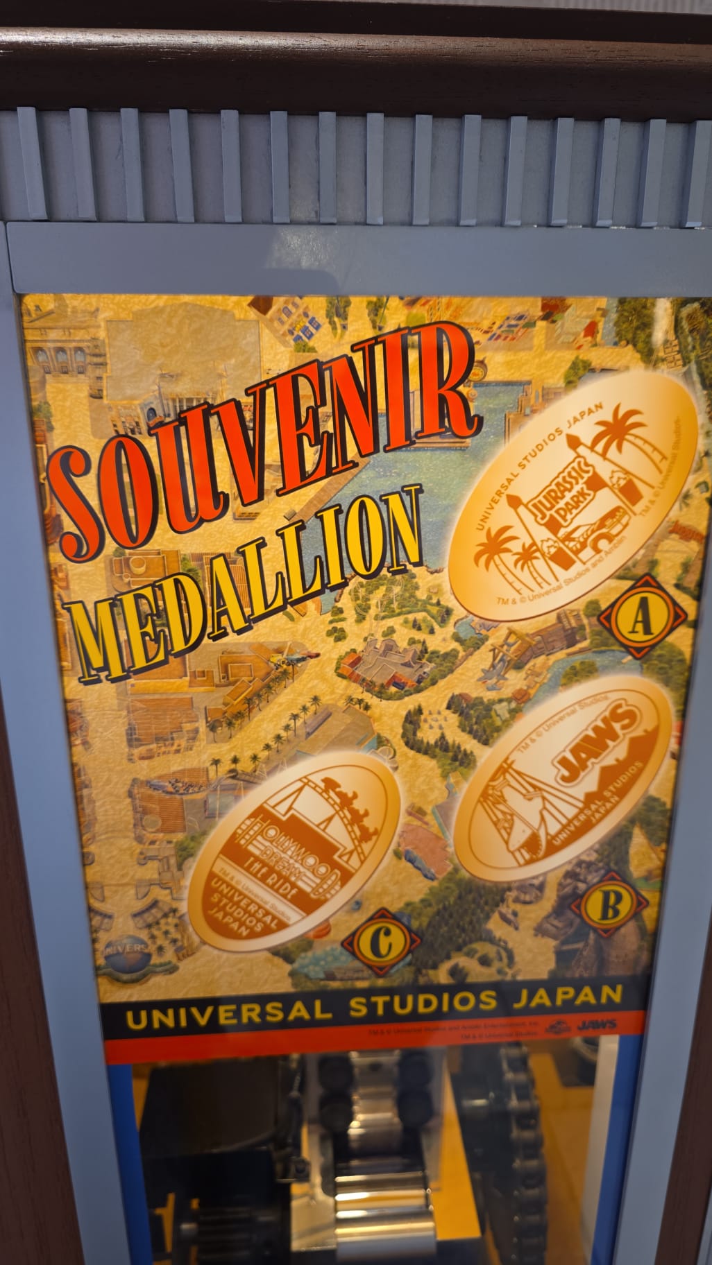 souvenir medallion pin