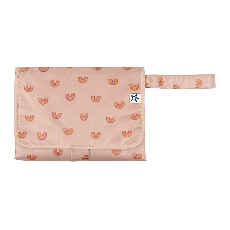 🇯🇵預訂 日本直送🇯🇵彩虹圖案尿布袋外出便攜換片墊