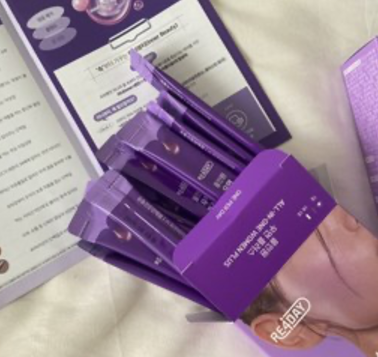 緊緻消腫｜韓國RE4DAY PDRN 膠原蛋白 女生 多效飲品 15條/盒 ｜ALL-IN-ONE WOMEN PLUS