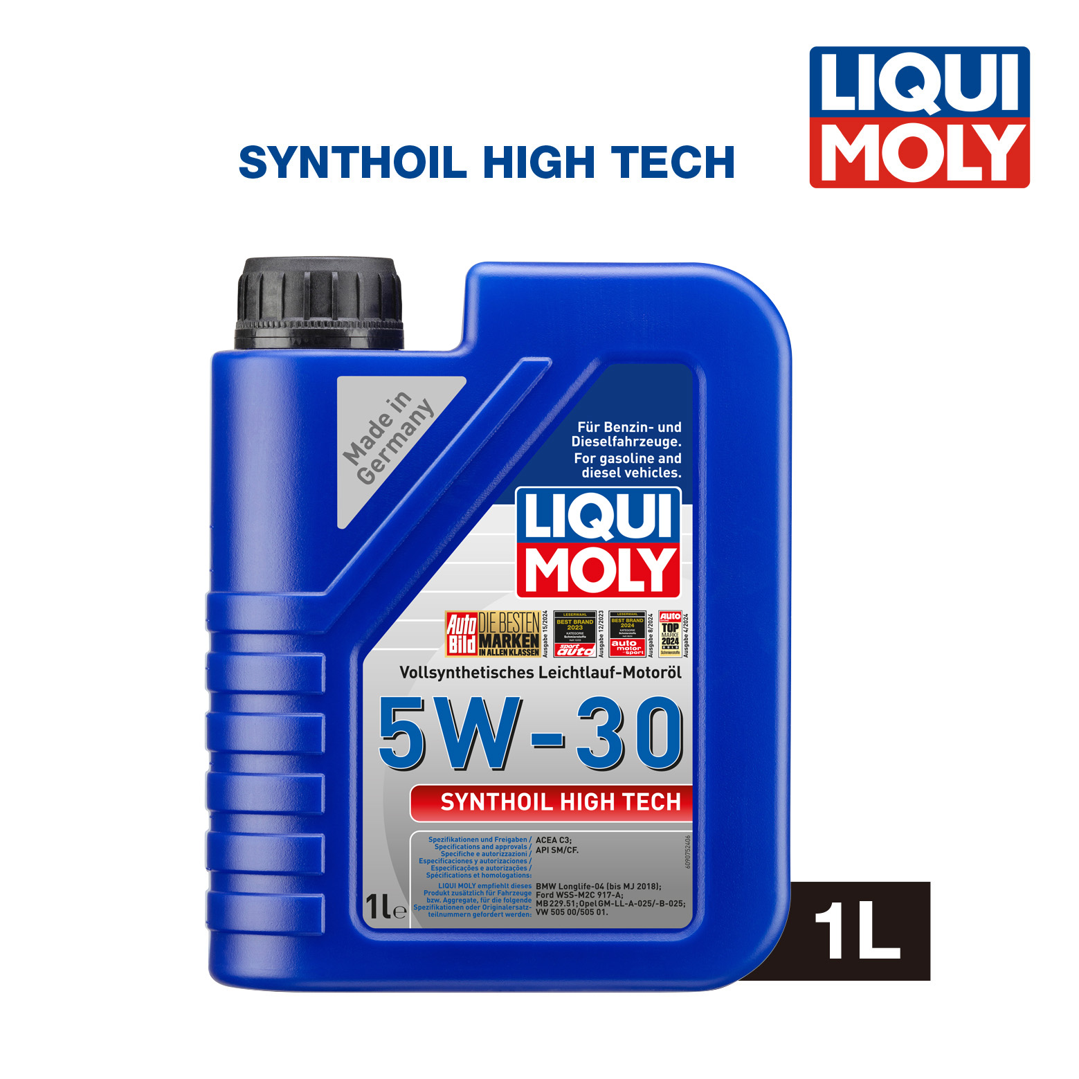 LIQUI MOLY Synthoil High Tech 5W-30 (1L) 機油/潤滑油/偈油【原裝行貨】