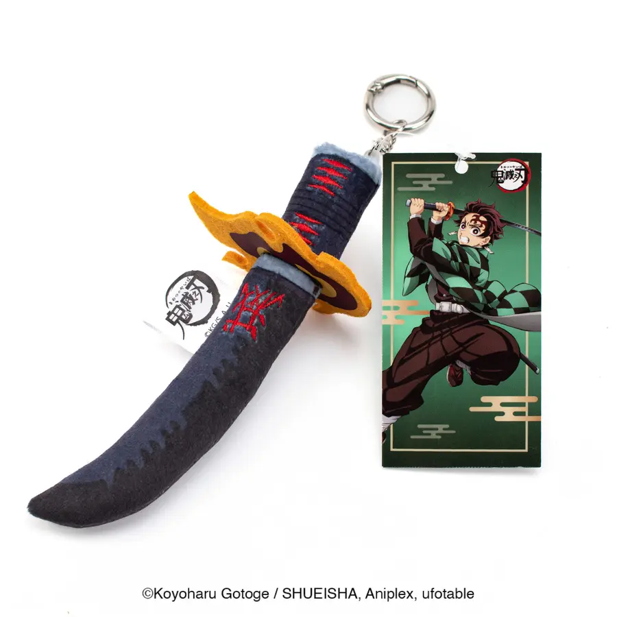 📦訂購 台灣限定 鬼滅之刃 竈門炭治郎 絨毛日輪刀吊飾