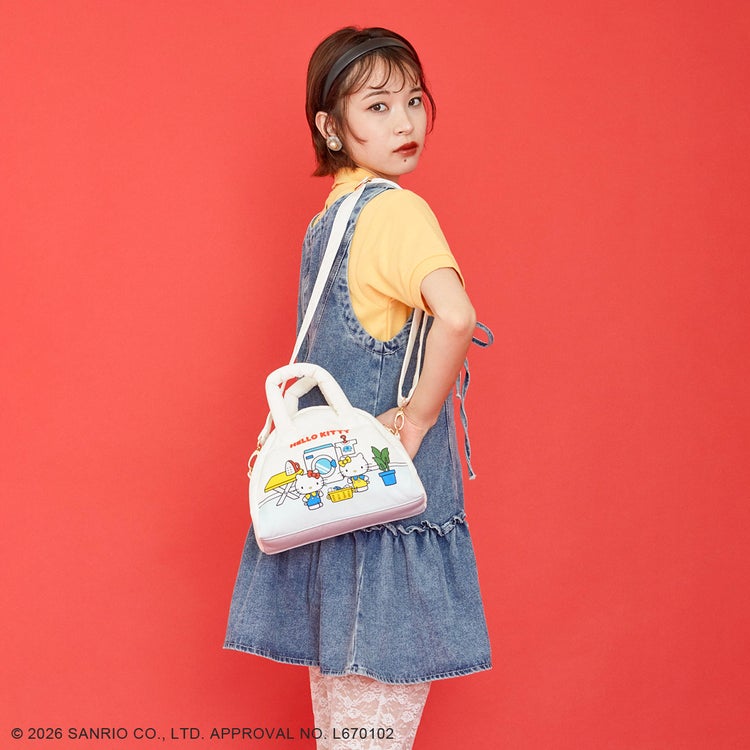 日本預訂📍日本Hello Kitty x Accommode可愛系列 - 雙面圖案兩用手袋 不包郵 25/6日本開售