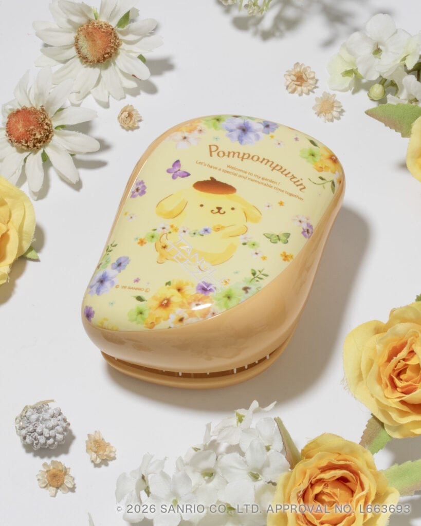 日本預訂📍Sanrio x Tangle Teezer花花圖案梳子(布甸狗/玉桂狗/Kuromi) 2026年2月中下旬出貨