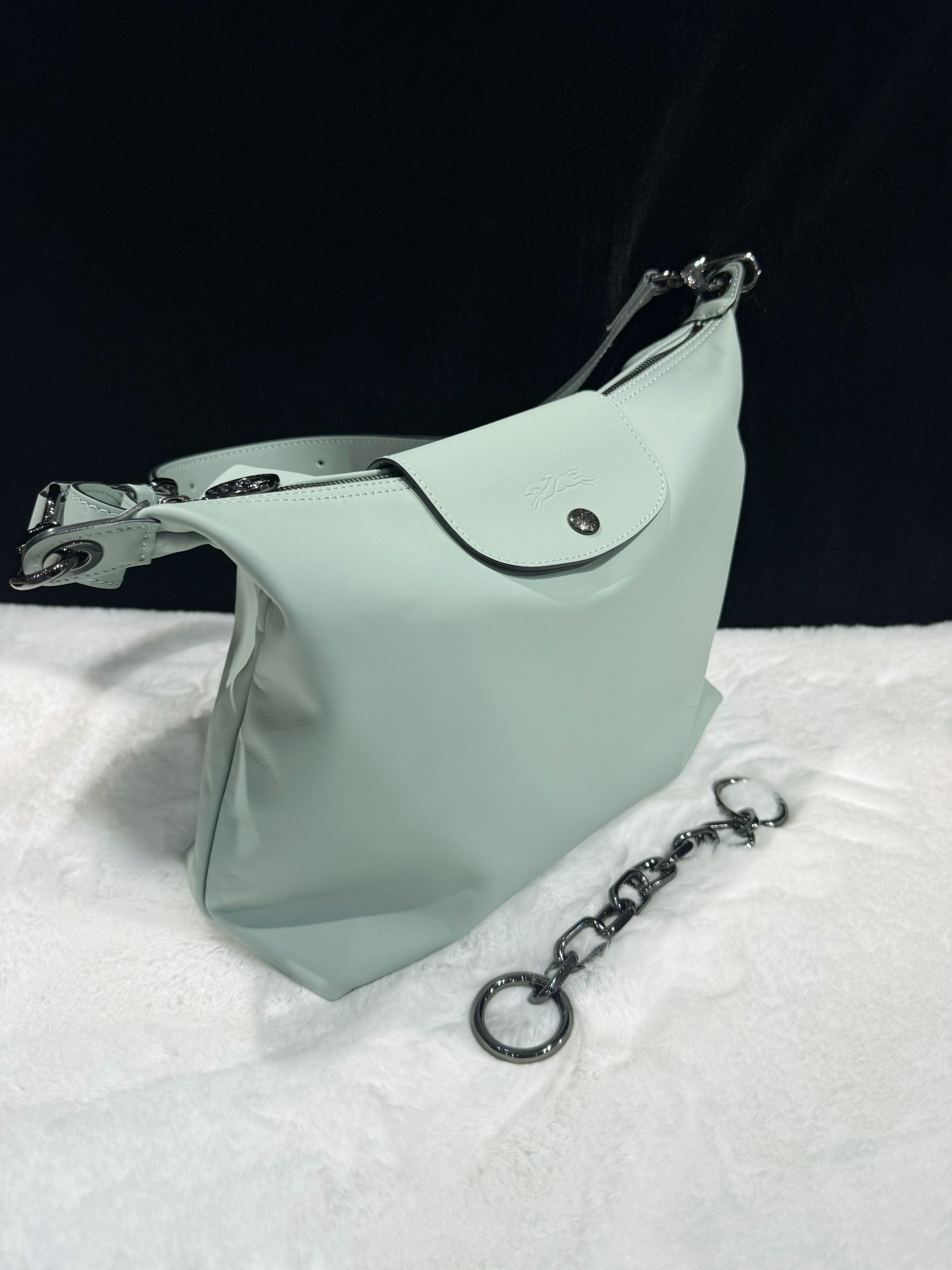 Longchamp xtra hobo Vervain